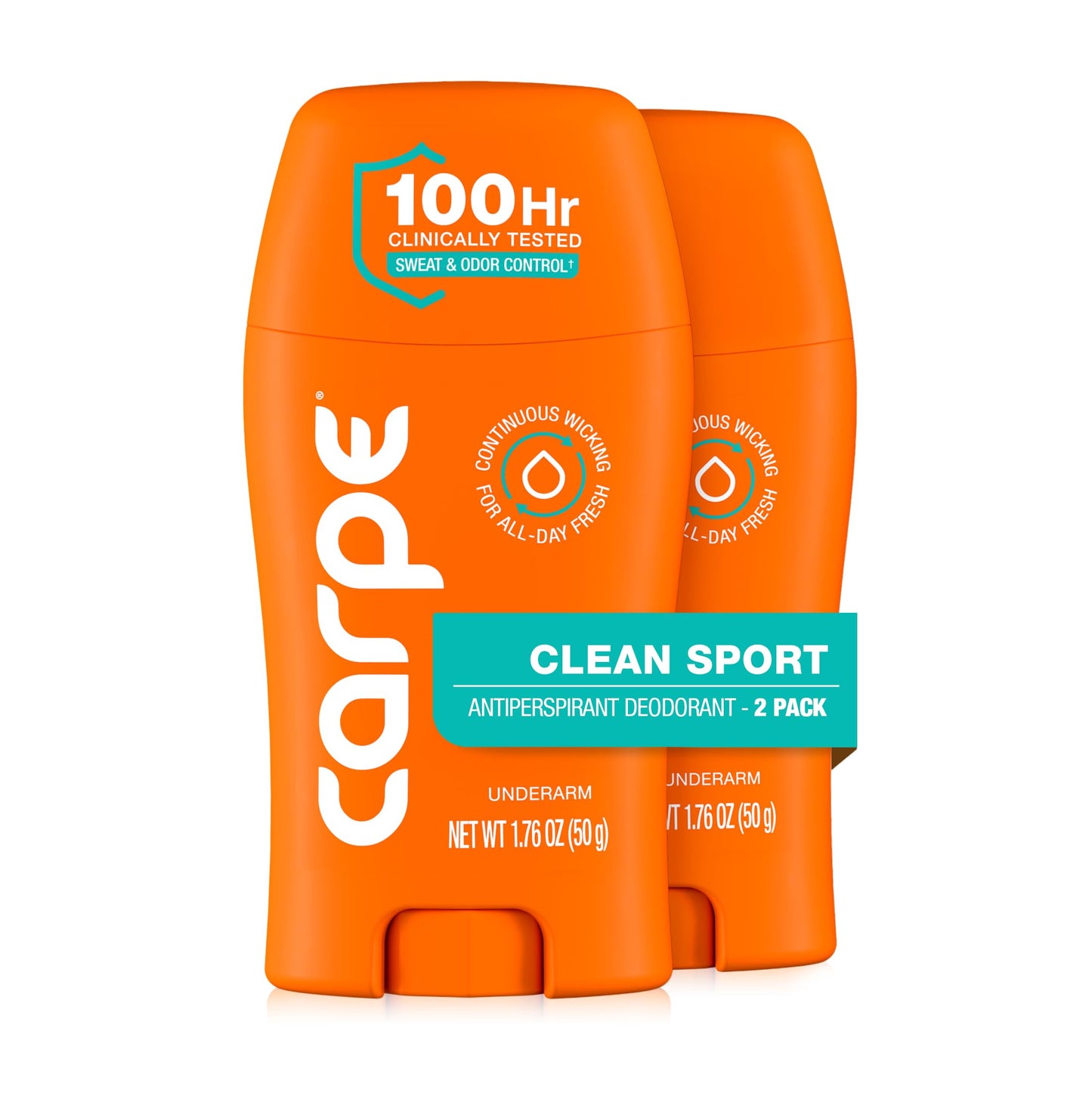 Carpe Underarm Deodorant Antiperspirant - Extra Strength Men's Antiperspirant with 100 Hour Sweat Control - Deodorant for Men - Helps Eliminate Odor Beauty and Personal Care Carpe