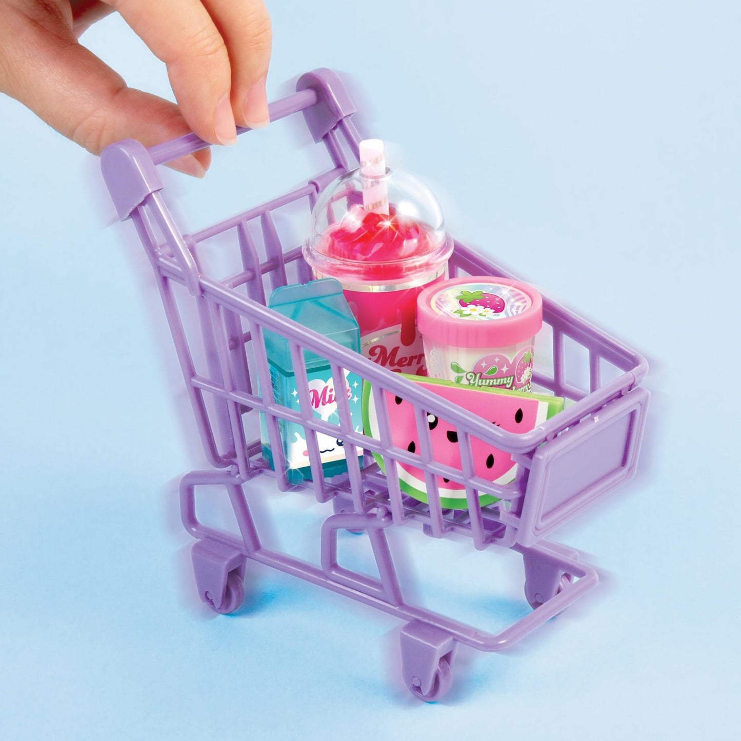 3C4G: Tiny Treats Trolley Lip Gloss Set with Scented Lip Glosses & Rolling Mini Shopping Cart for Girls Ages 8+ Beauty & Personal Care 3C4G THREE CHEERS FOR GIRLS