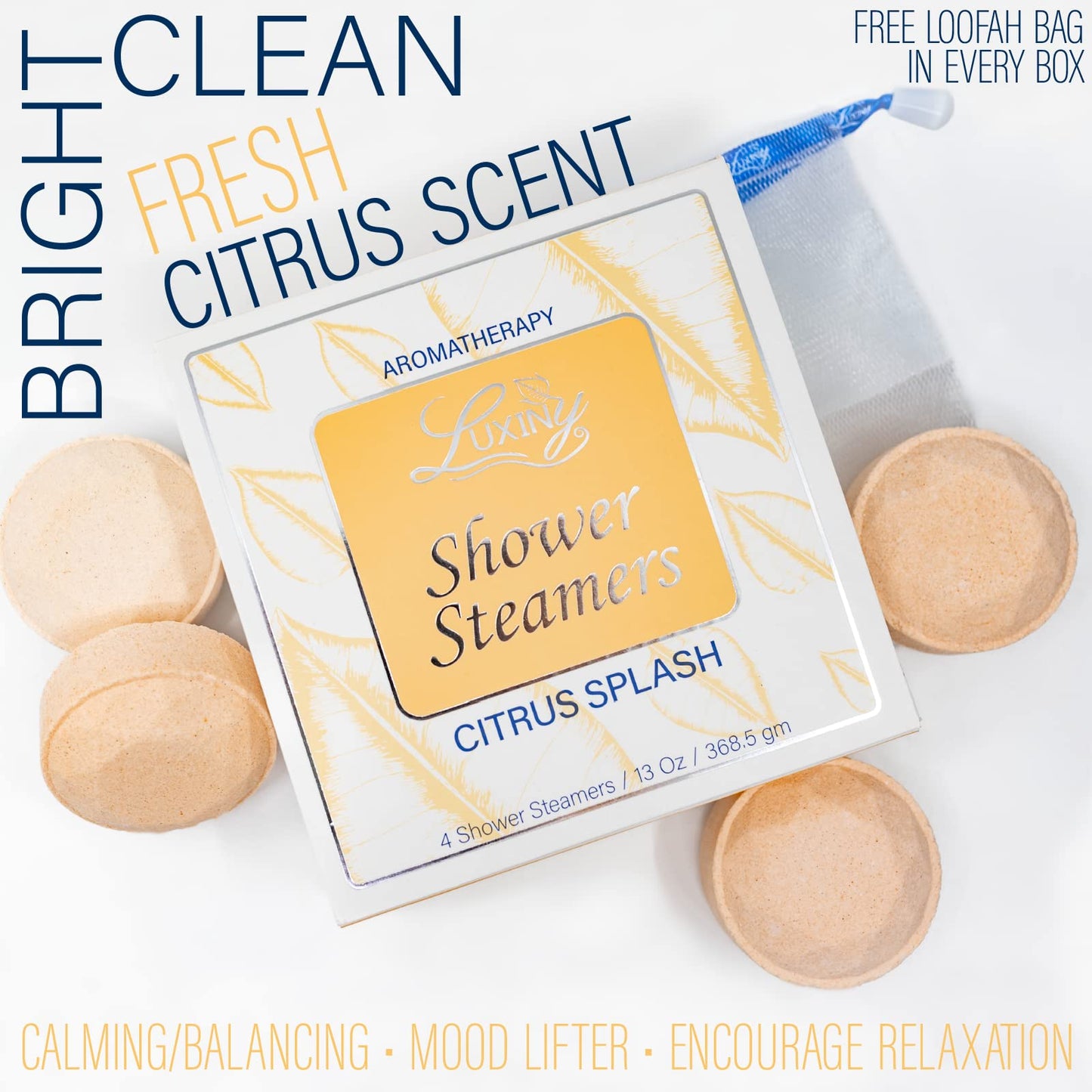 Shower Bombs Aromatherapy in Your Shower, American Made by Luxiny, Shower Steamer Tablets Melt to Release a Fragrant Vapor for Natural Stress Relief… Beauty & Personal Care Luxiny