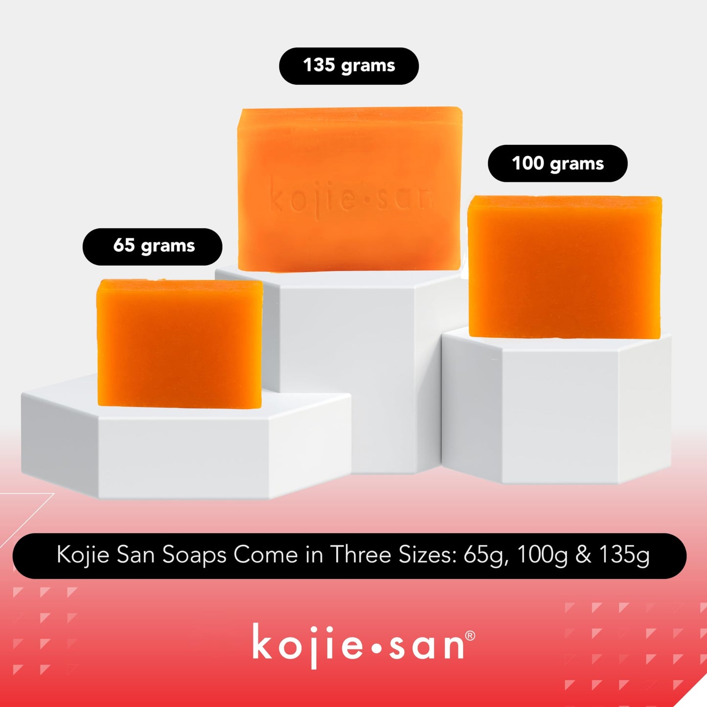 Kojie San Skin Brightening Soap - Original Kojic Acid, Dark Spot Remover Bar Soap with Coconut & Tea Tree Oil - 135g x 5 Bars Beauty & Personal Care Kojie San