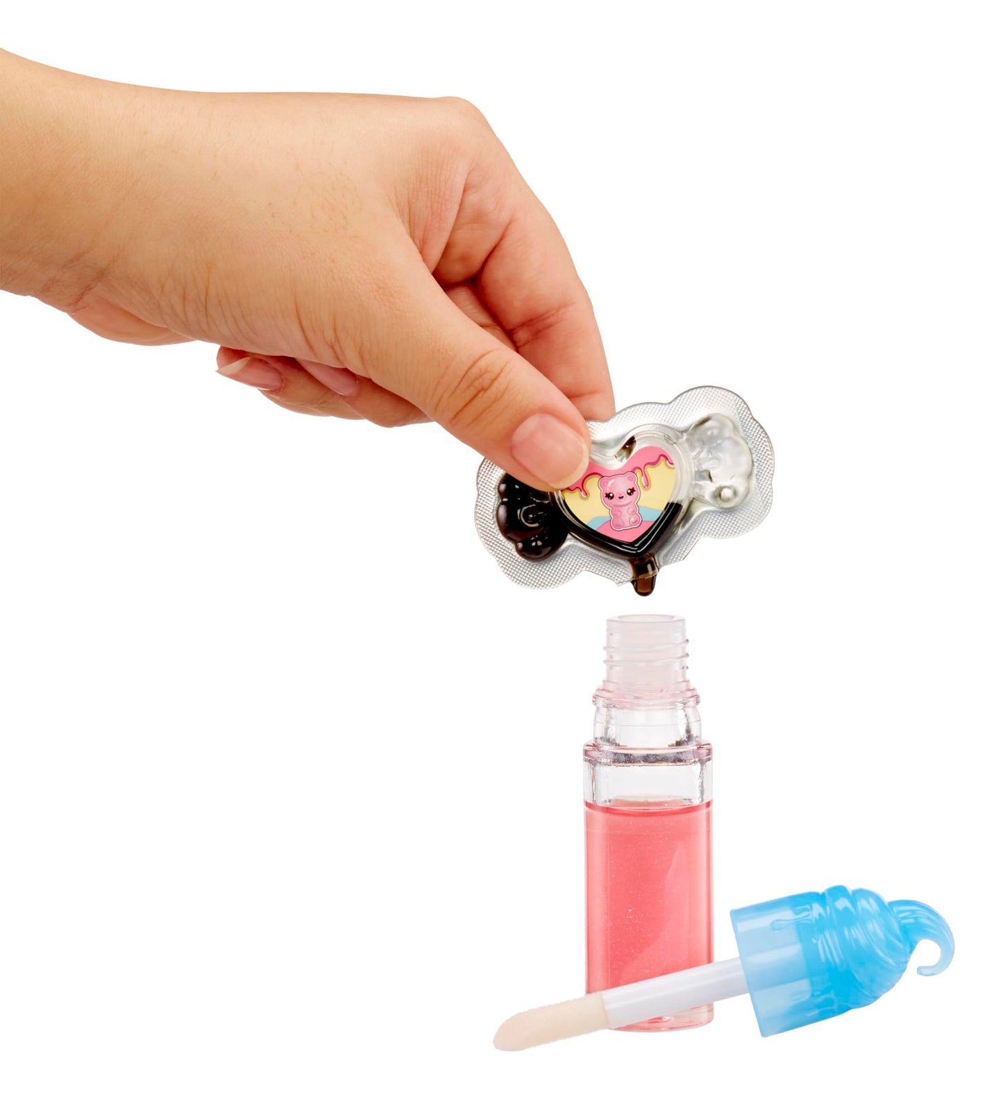 Yummiland Lip Gloss Doll: Sour Sweeties - Gabi Gummybear Includes DIY Lip Gloss + Removable Keychain, Cosmetic Play, Collectible, Ages 4+ Beauty & Personal Care Yummiland
