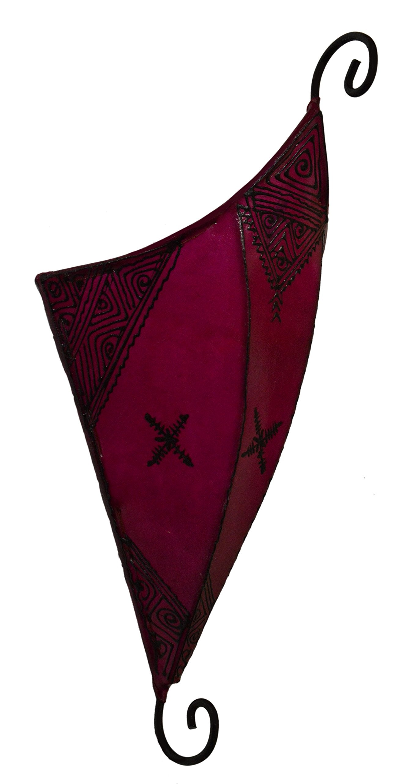 Henna Lamps & Sconces Moroccan Handmade Goat Leather Sconce Henna Tattoo Shade Beauty & Personal Care Treasures Of Morocco