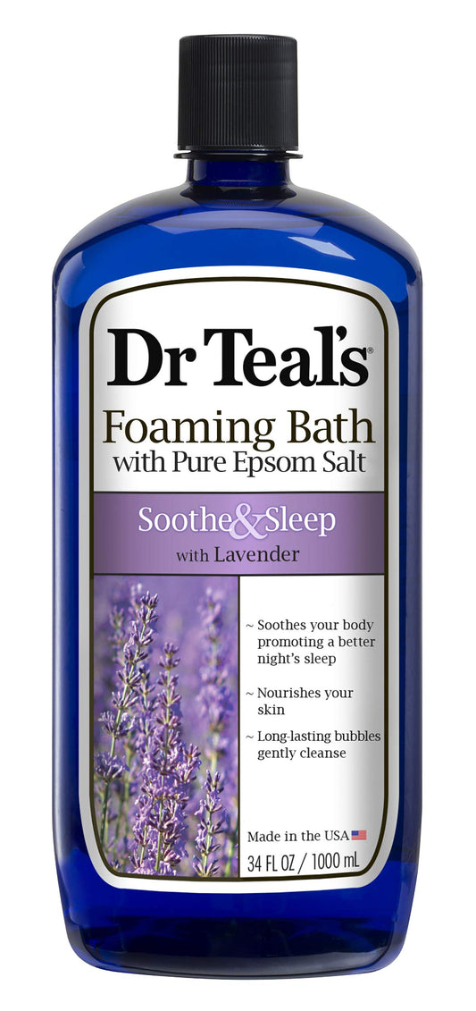 Dr. Teal's Foaming Bath, Lavender, 34 Ounce (Pack of 3) Beauty & Personal Care Dr Teal's