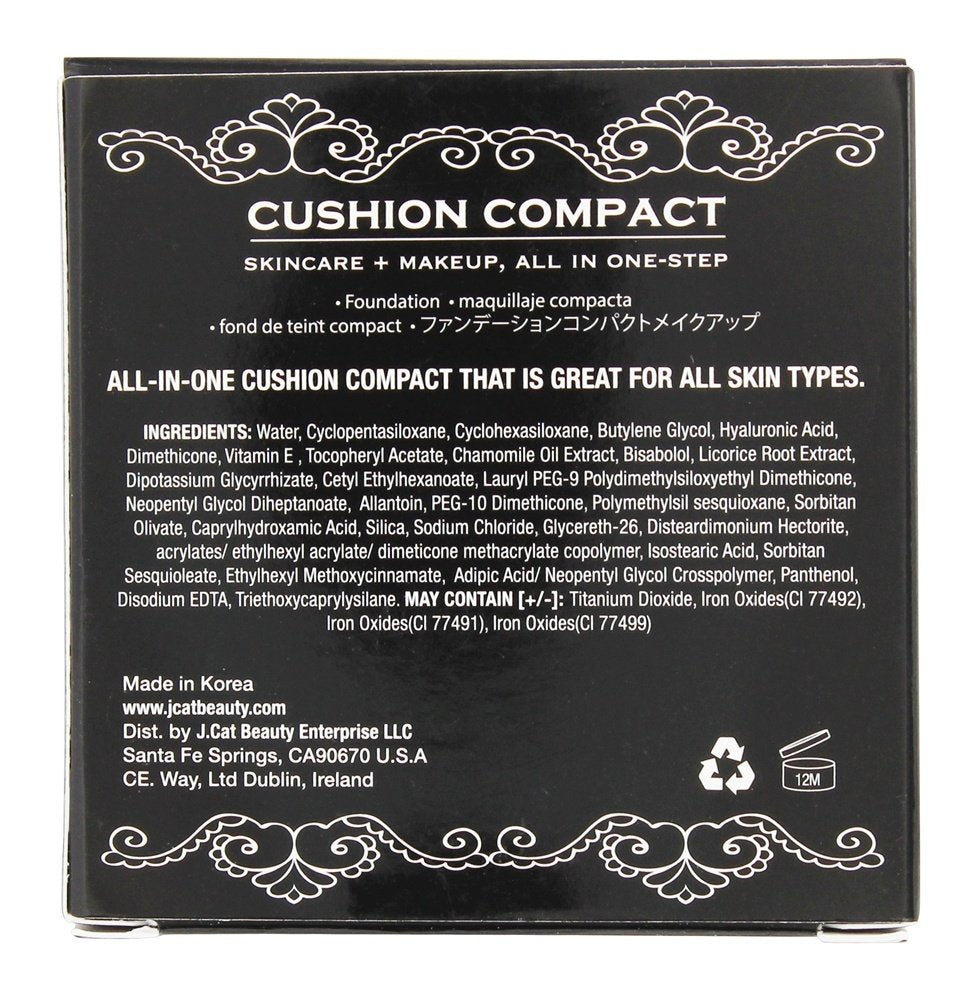 J.CAT BEAUTY Cushion Compact - Light Beige Beauty & Personal Care J.CAT BEAUTY