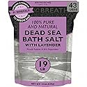 Aromasong Pure Dead Sea Salt for Soaking with 100% Natural Lavender, 19 LB - Spa Bath Salt Fine Grain - Body Wash Scrub - Soak for Women & Men- Bulk Beauty & Personal Care Aromasong