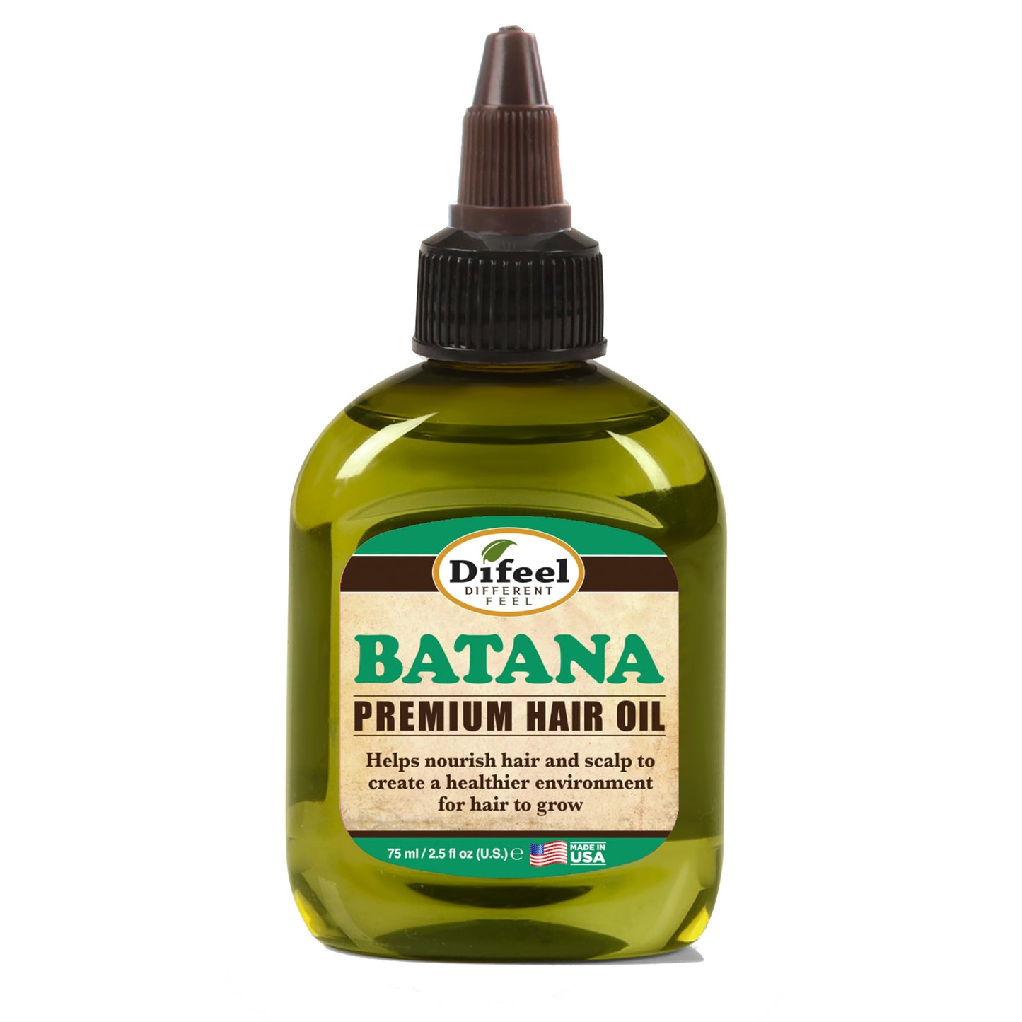 Difeel Batana Premium Hair Oil 2.5 oz. - Batana oil for Hair growth, Restores Moisture & Strengthens Hair Beauty & Personal Care Difeel