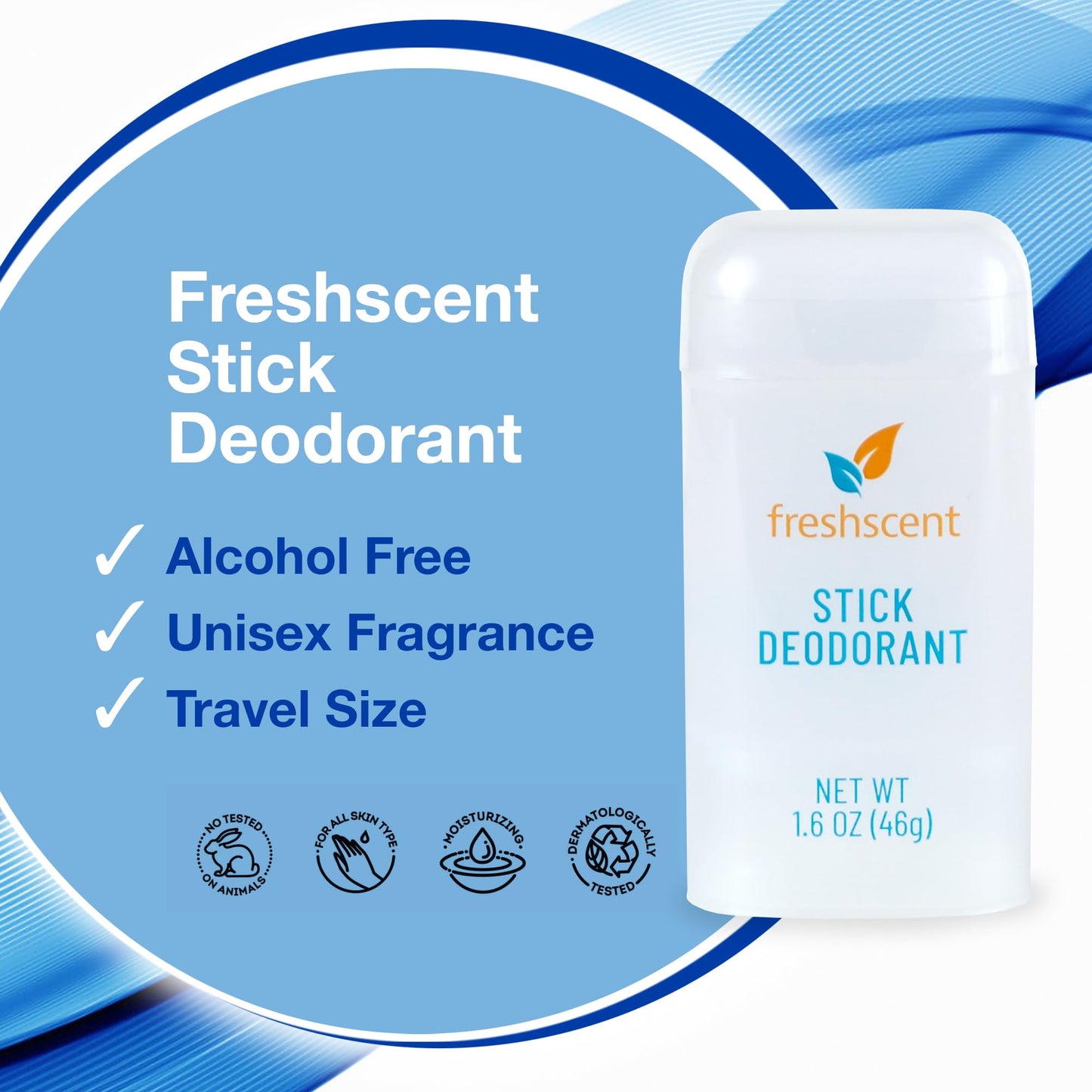 (144 Pack) Freshscent 1.6 oz. Stick Deodorant alcohol free Beauty and Personal Care Freshscent