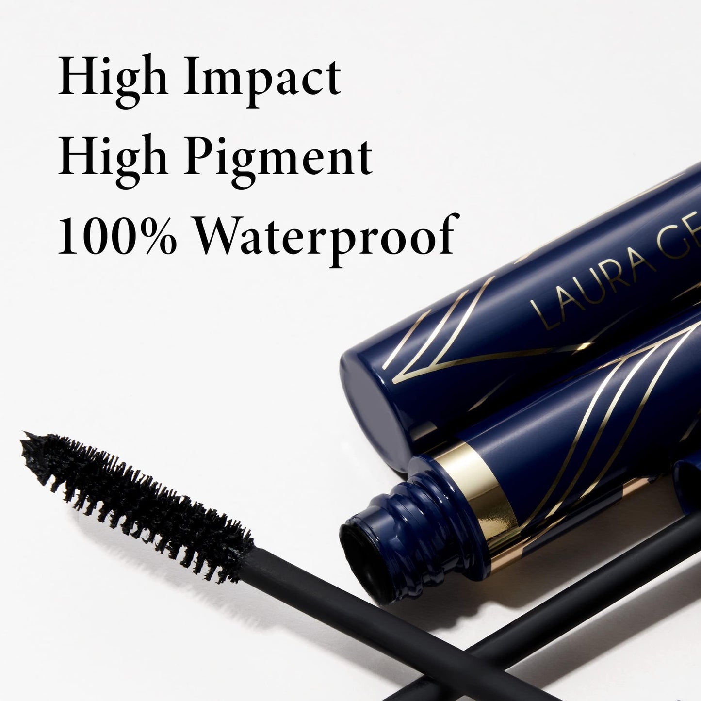 LAURA GELLER NEW YORK Always There Waterproof Lengthening Mascara in Black | Long-Lasting Mascara for Volume and Length Beauty & Personal Care LAURA GELLER NEW YORK