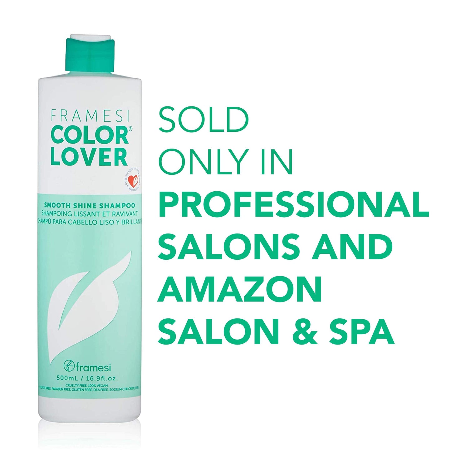 FRAMESI Smooth Shine Sulfate Free Shampoo for Color Treated Hair, 16.9 Fl Oz Beauty & Personal Care FRAMESI