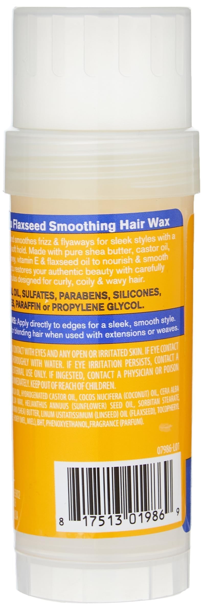 Cantu Flaxseed Smoothing Hair Wax with Shea Butter, Beeswax, Honey & Coconut Oil 2 oz Beauty & Personal Care Cantu