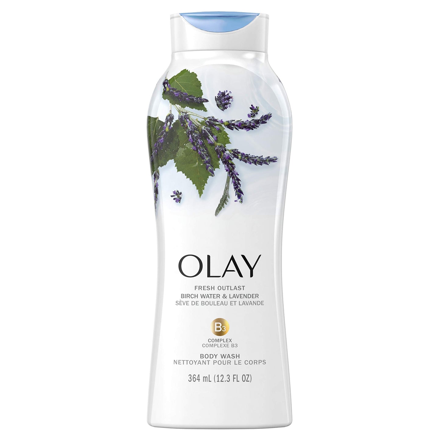 Olay Fresh Outlast Body Wash, Birch Water & Lavender, 12.3 fl oz Beauty & Personal Care Olay