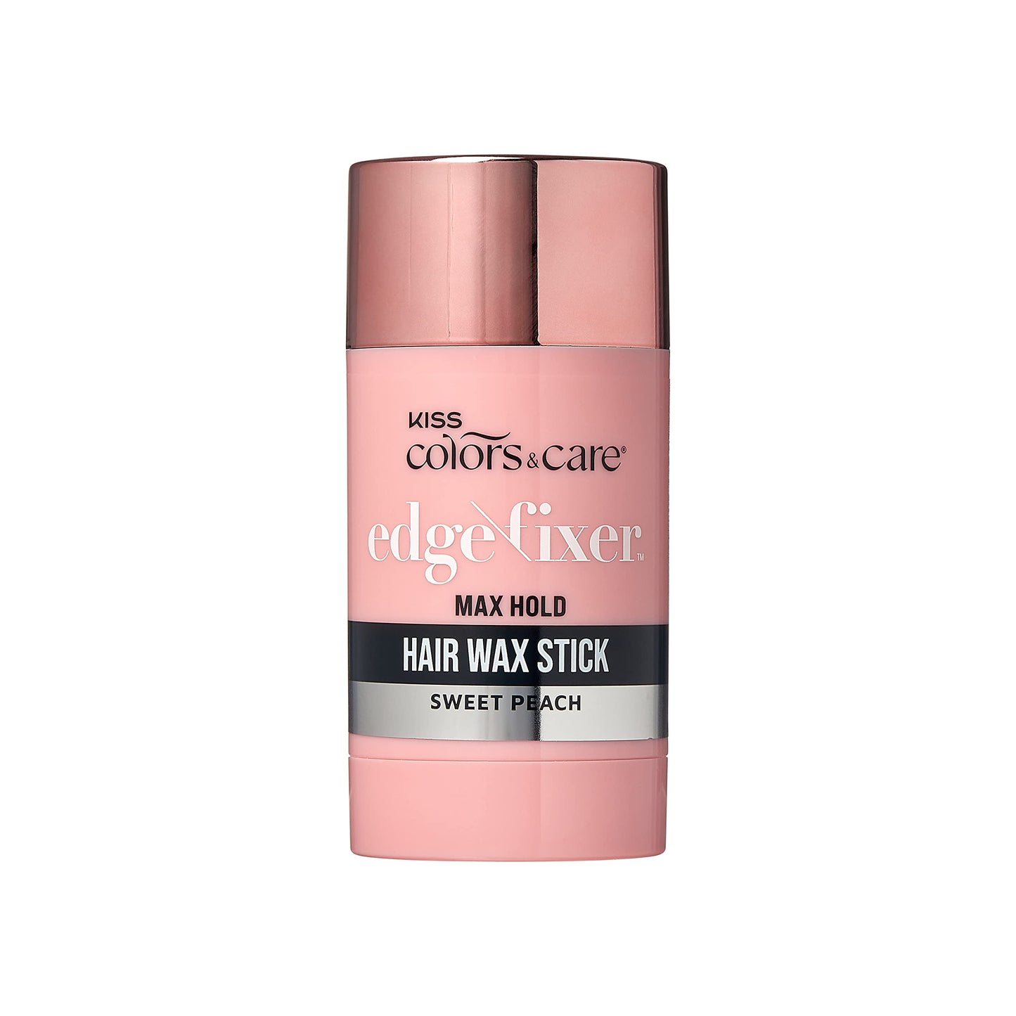 KISS COLORS & CARE Hair Wax Stick, 2.47 OZ (Sweet Peach) - Effortless Edge Styling, 24 Hour Hold, Non-Oily, Flake-Free, Biotin B7 & Shea Butter, Sleek Beauty & Personal Care KISS COLORS & CARE