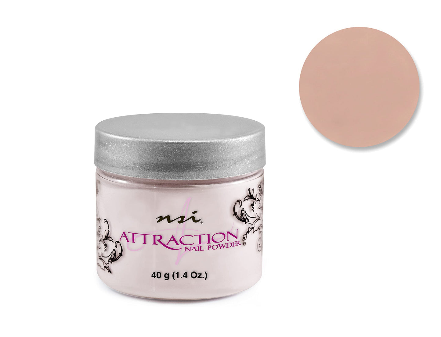 nsi Attraction Nail Powder - Peach Blush - Opaque - 40g by NSI Beauty & Personal Care NSI