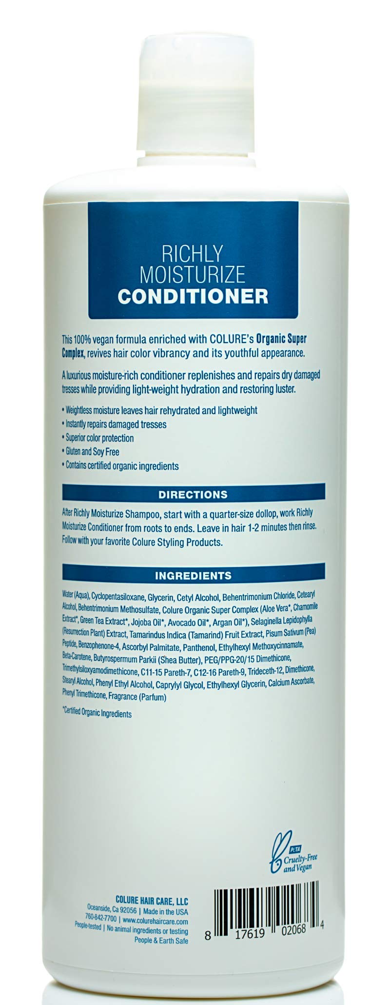 Colure Richly Moisturize Conditioner,32 oz Beauty & Personal Care Colure True Color Care