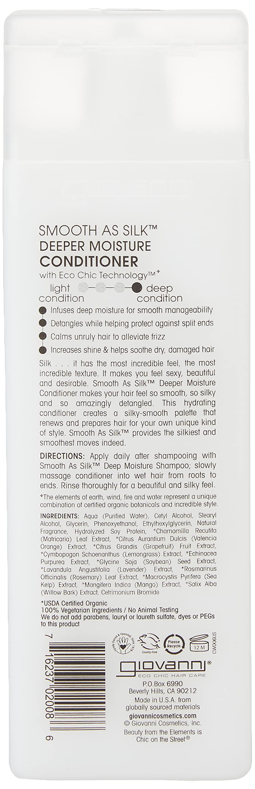Giovanni, Smooth Silk Conditioner, 8.5 oz Beauty & Personal Care GIOVANNI
