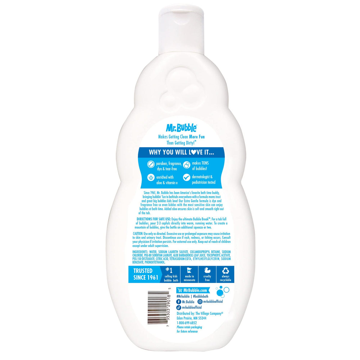 Mr. Bubble Bath Extra Gentle (Pack of 4) Beauty & Personal Care Mr. Bubble