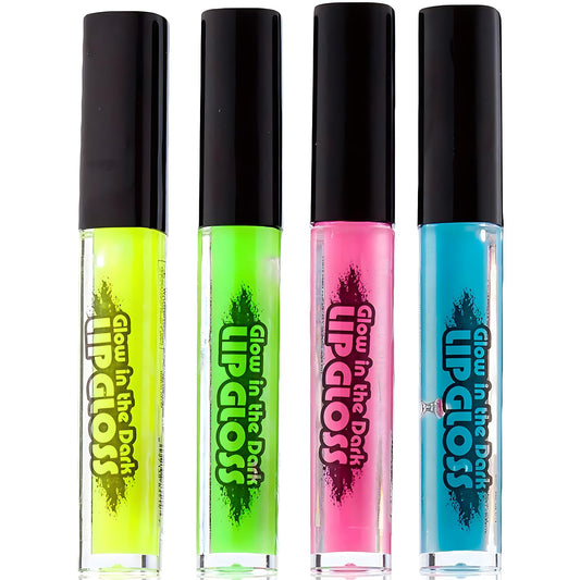 Rhode Island Novelty Assorted Color Glow In The Dark Lip Gloss (4) Beauty & Personal Care Rhode Island Novelty