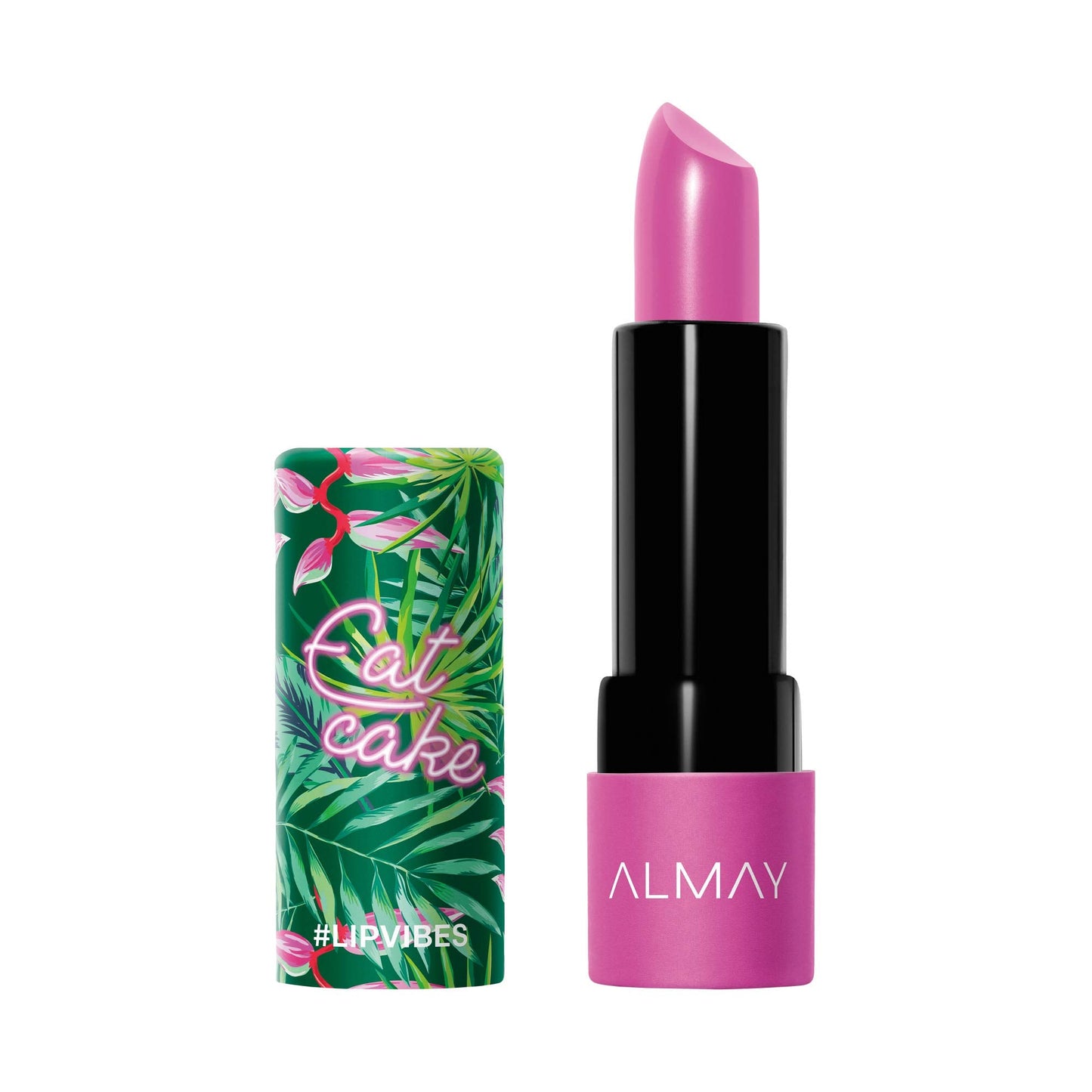 Almay Lip Vibes Lipstick with Vitamin E Oil & Shea Butter, Matte Finish, Hypoallergenic, Eat Cake, 0.14 Oz Beauty & Personal Care Almay
