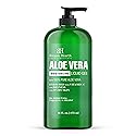 Botanic Hearth Aloe Vera Moisturizing Liquid Gel - 100% Pure Aloe, Enriched with Vitamin C for Dry & Itchy Skin - No Added Color, Fragrance, or Beauty & Personal Care Botanic Hearth