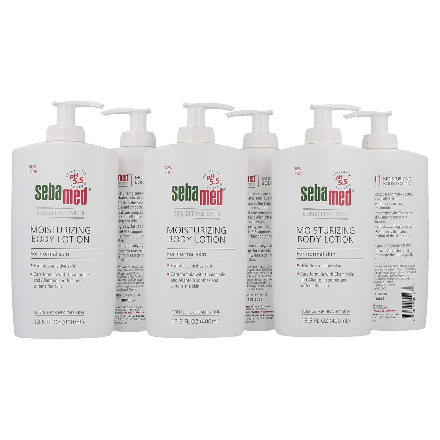 Sebamed Moisturizing Body Lotion, Sensitive Skin 13.50 oz (Pack of 6) Beauty & Personal Care SEBAMED