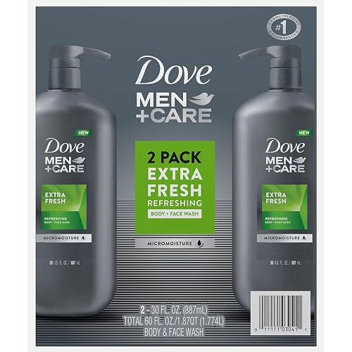 Dove Men+Care Body and Face Wash Extra Fresh, 30 Fluid Ounce (Pack of 2) Beauty & Personal Care Dove