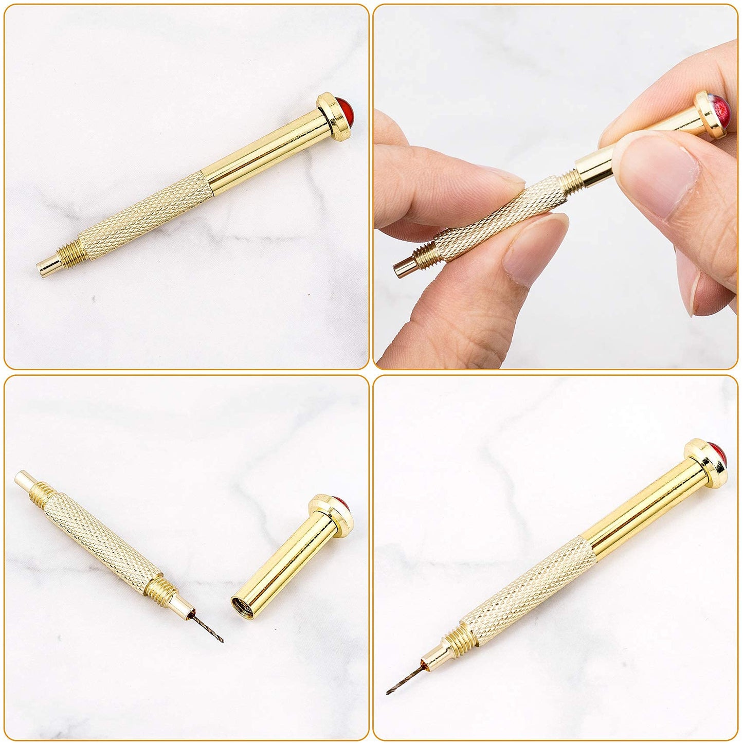 PAGOW 71 PCS Dangle Nail Art Charms, Nail Jewelry Rings with Nail Piercing Tool Hand Drill for Tips, Acrylic, Gels and Decorations Beauty & Personal Care PAGOW