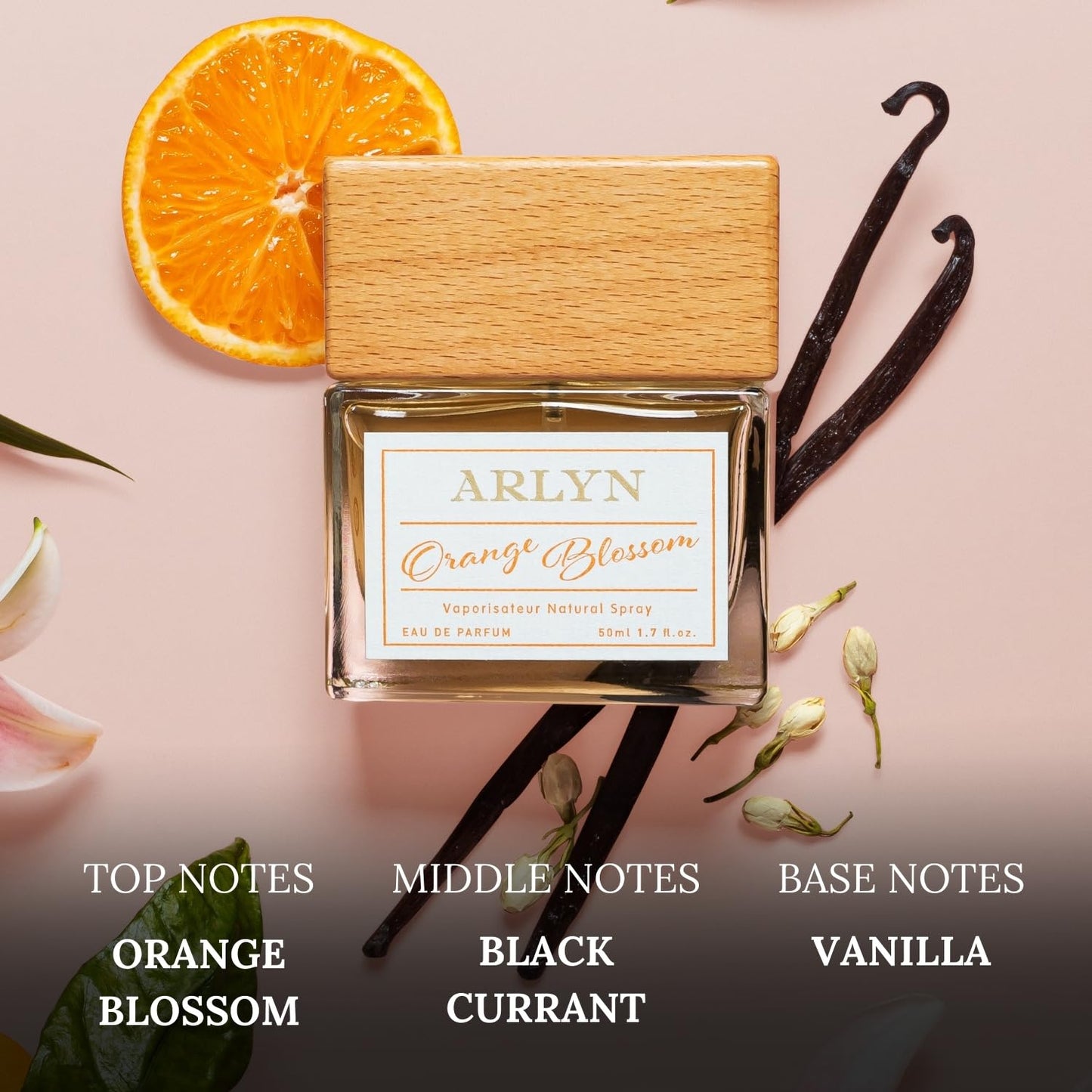 ARLYN Orange Blossom Eau De Parfum Inspired by Lan.come La Vi.e Es.t Bell.e, Long-Lasting Perfume for Women, Vegan & Eco-Conscious with Clean Beauty & Personal Care ARLYN BY BELLEVUE PARFUMS