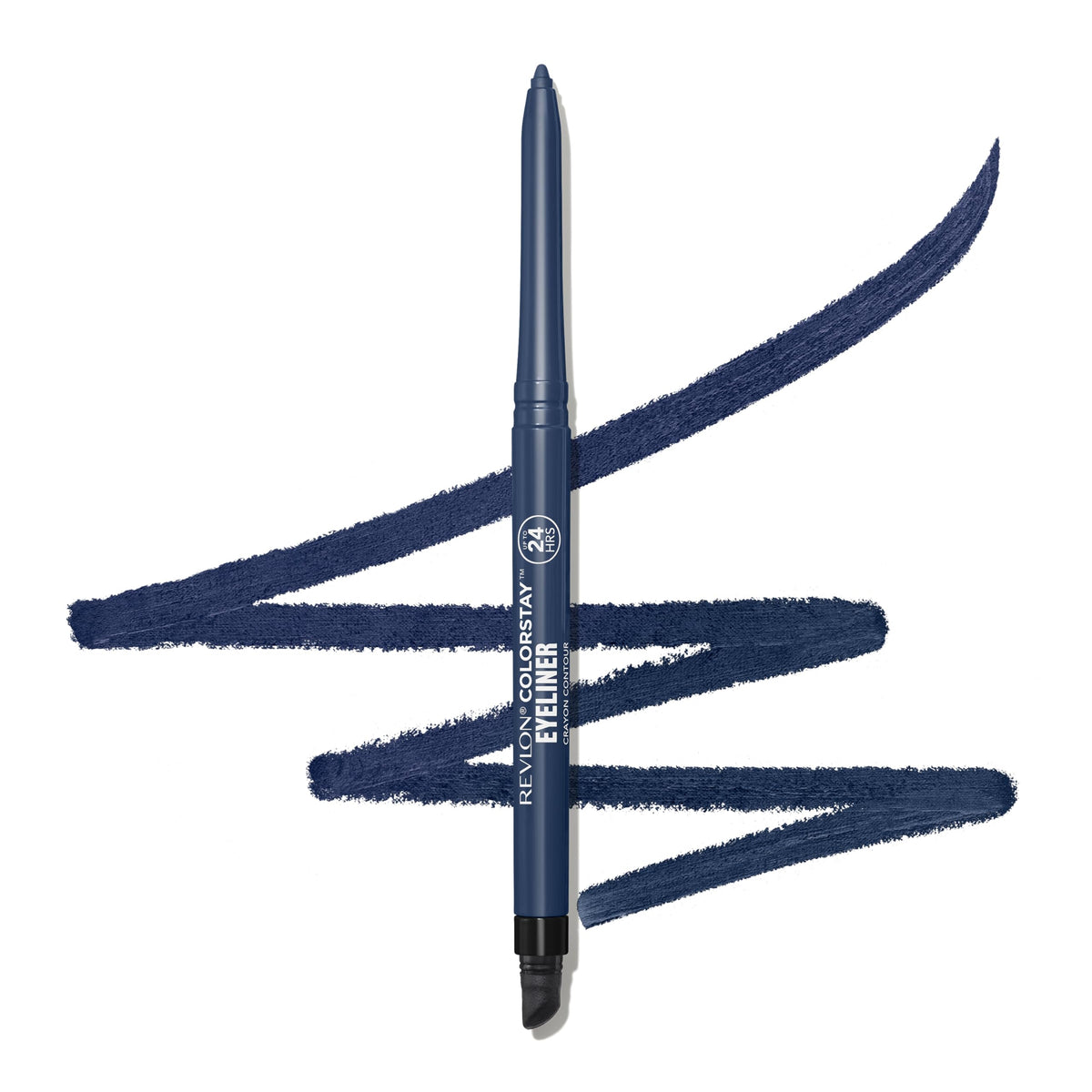 REVLON ColorStay Pencil Waterproof Eyeliner, Smudge-Proof, Eye Makeup with Built-In Sharpener, 213 Navy, 0.01 oz Beauty & Personal Care REVLON
