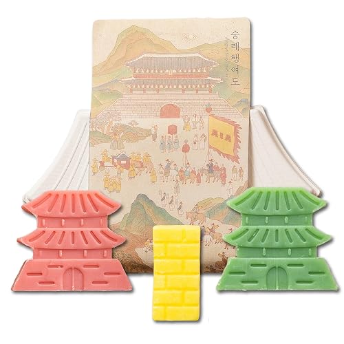 DIGITMON Korean Organic Herbal Handcraft Traditional Soap Travel Set Collection, Soap Bars with Heartleaf, Cica - Best for Souvenir and Gift Beauty & Personal Care DIGITMON