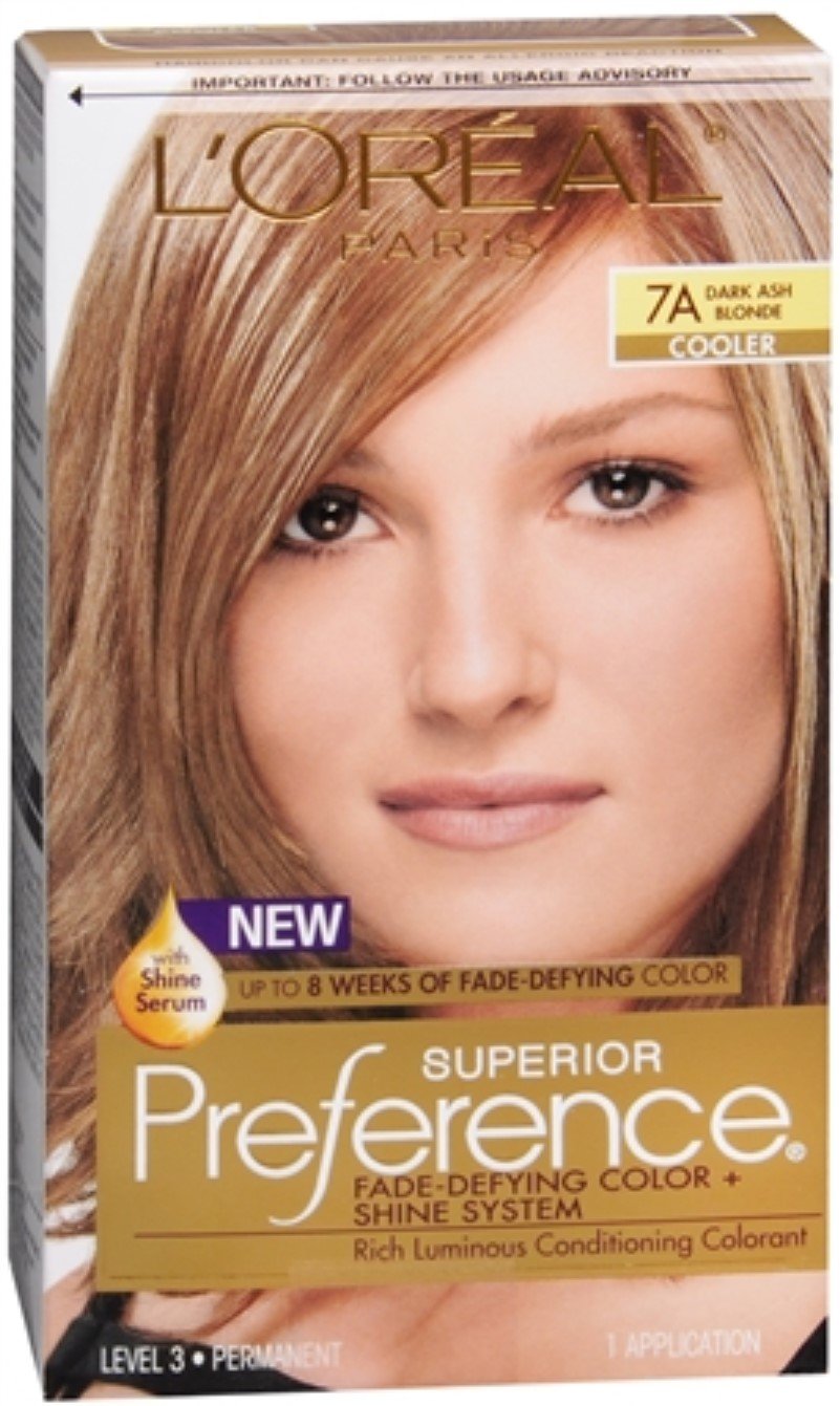 L'Oreal Superior Preference - 7A Dark Ash Blonde (Cooler) 1 Each (Pack of 10) Beauty & Personal Care L'Oreal Paris