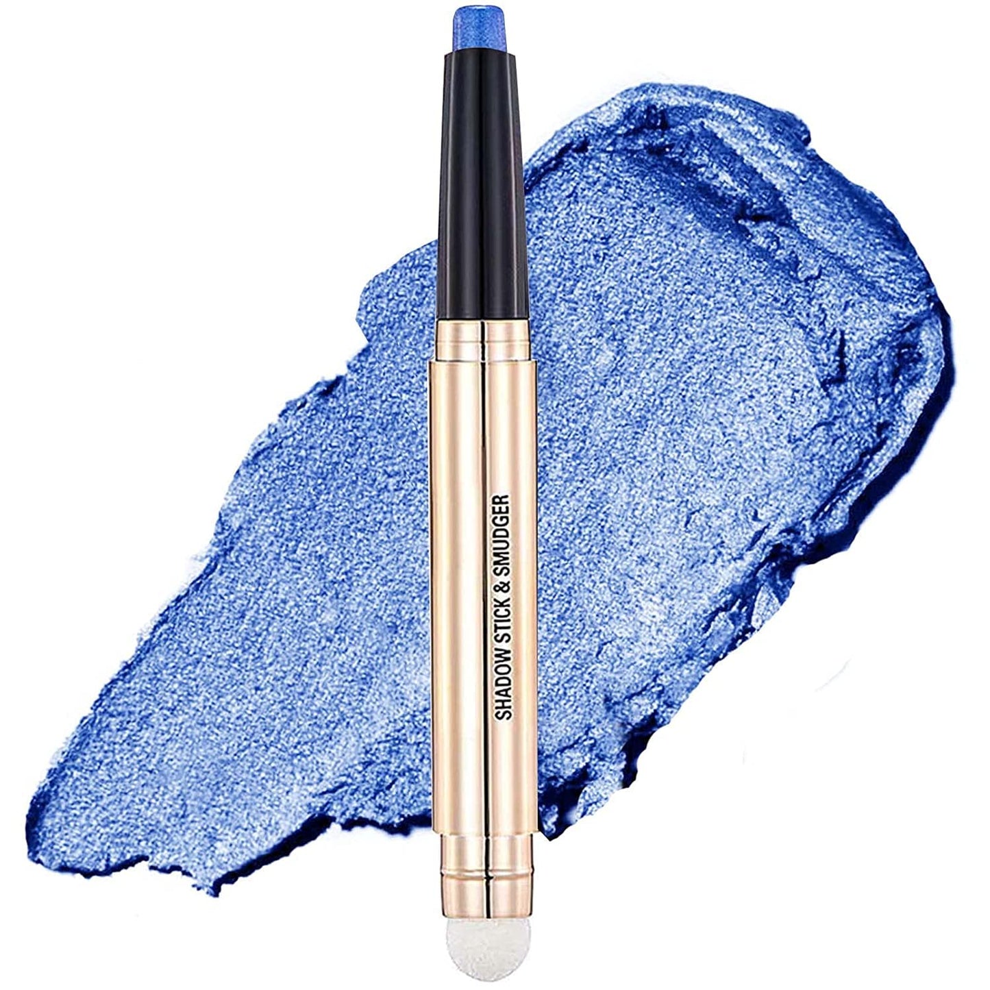 OVIQERKI 18 color eyeshadows stick shimmer,Highlighter waterproof eyeshadow pen,Colour pop eye makeup (16# Midnight Blue Shimmer) Beauty & Personal Care OVIQERKI