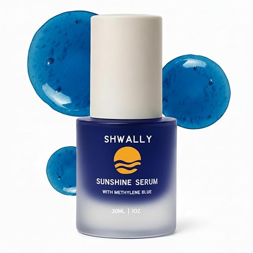 Shwally Methylene Blue Serums (Clear Daily Sunshine Serum + Liposomal Copper Peptides 1%, 1oz) Beauty & Personal Care Shwally