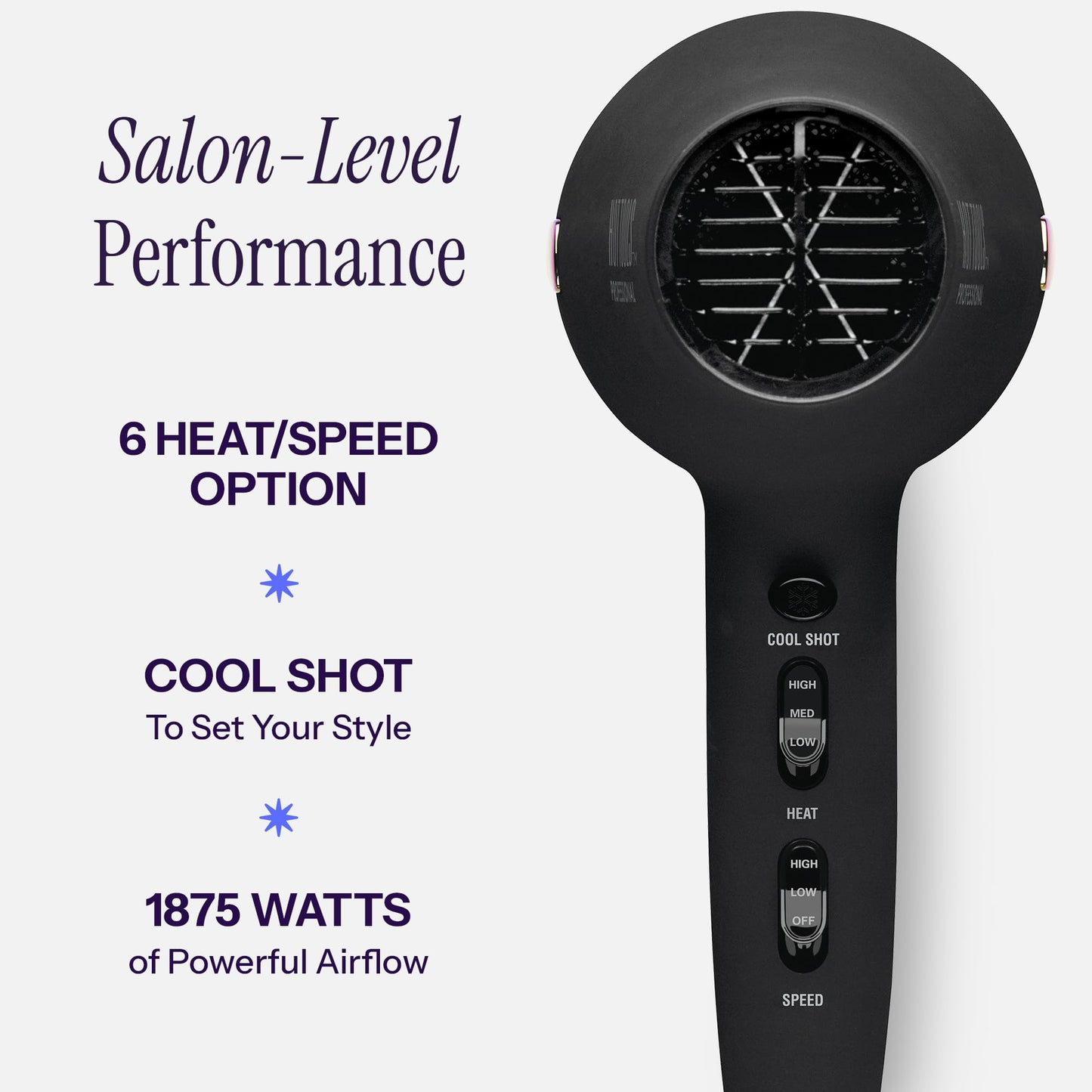 HOT TOOLS Professional Ceramic Rainbow Hair Dryer - Fast Drying Blow Dryer with Quiet Operation and Ion Technology for Long-Lasting and Shinier Hair Beauty & Personal Care HOT TOOLS