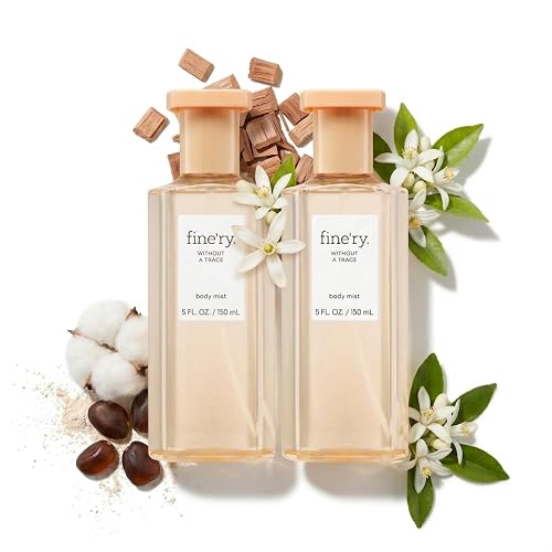 Fine'ry Without a Trace Hair + Body Fragrance Fine Mist Spray | Citrus, Woody Scent with Neroli Blossom, Cedarwood, Musk, Vegan & Cruelty-Free Beauty & Personal Care Fine'ry