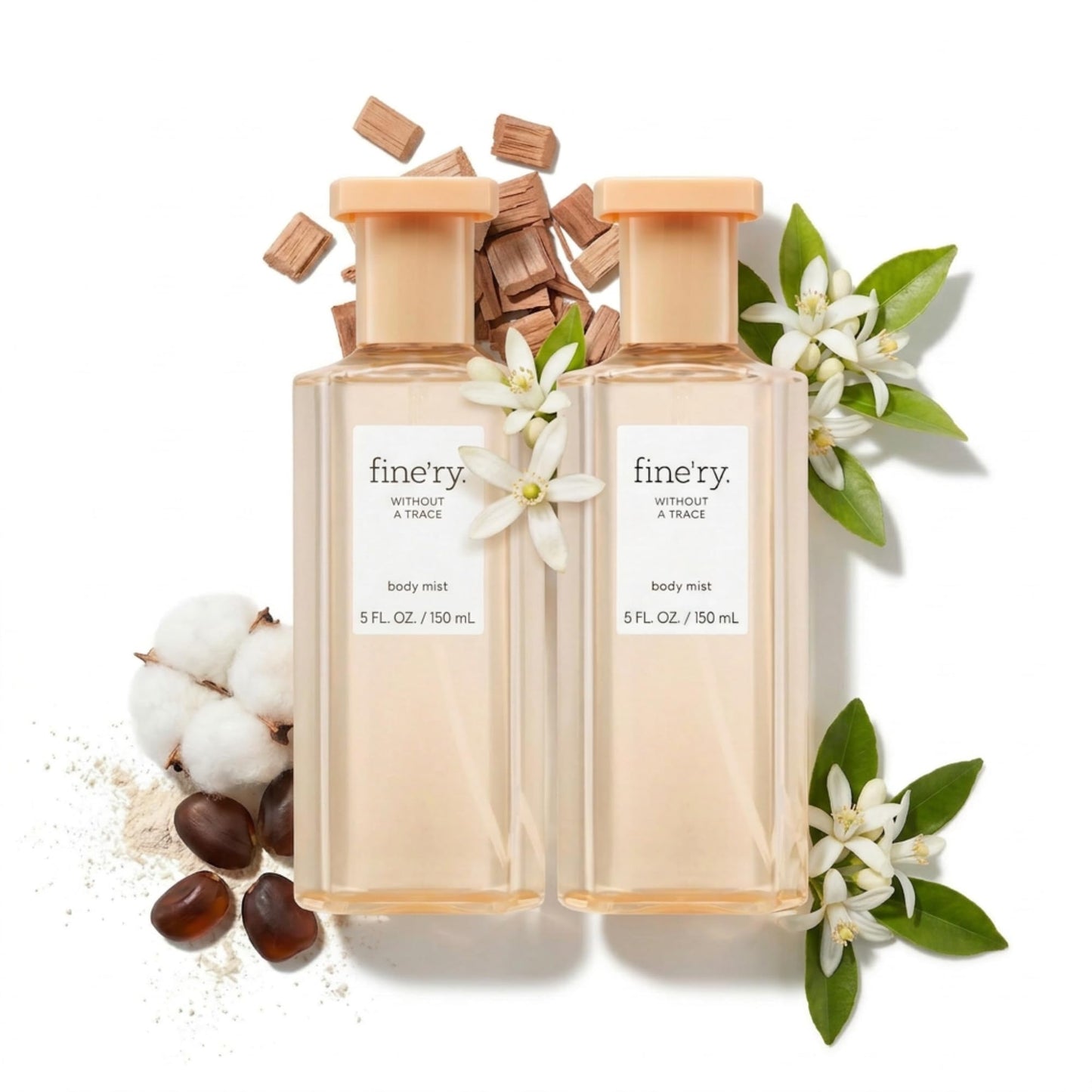 Fine'ry Without a Trace Hair + Body Fragrance Fine Mist Spray | Citrus, Woody Scent with Neroli Blossom, Cedarwood, Musk, Vegan & Cruelty-Free Beauty & Personal Care Fine'ry