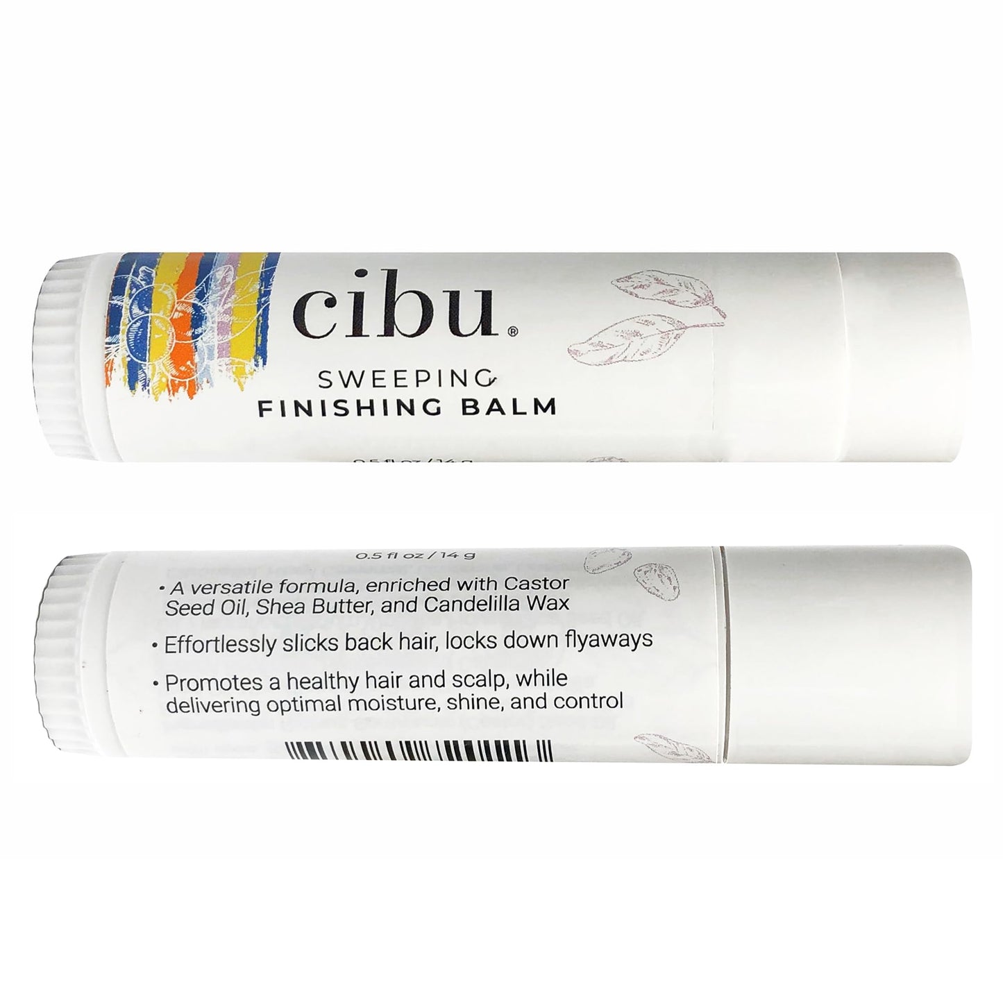 CIBU Sweeping Finishing Balm - Hair Wax Stick for Hydration and Frizz Control - Wax Stick for Hair for a Smooth & Shiny Look - 0.5oz Beauty & Personal Care CIBU