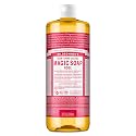 Dr. Bronner's Magic Soap Pure-Castile Liquid Soap (Rose, 32 Ounce) - Made with Regenerative Organic Certified Oils, 18-in-1 Uses: Face, Body, Hair Beauty & Personal Care Dr. Bronner's