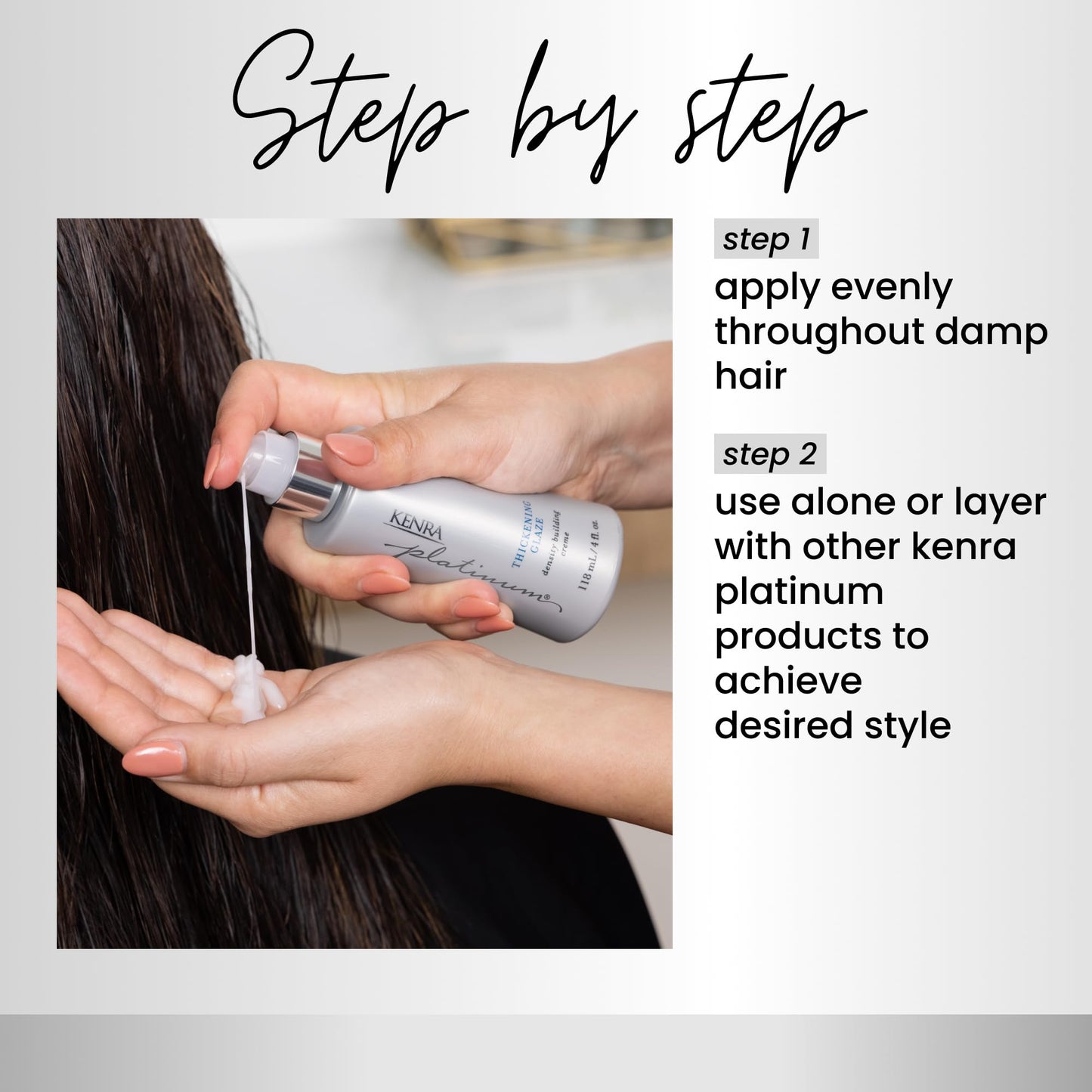 Kenra Professional Platinum Thickening Glaze | Volumizing Styler | Adds Fullness & Body | Lightweight Conditioning | Density Building For Thick Beauty & Personal Care Kenra