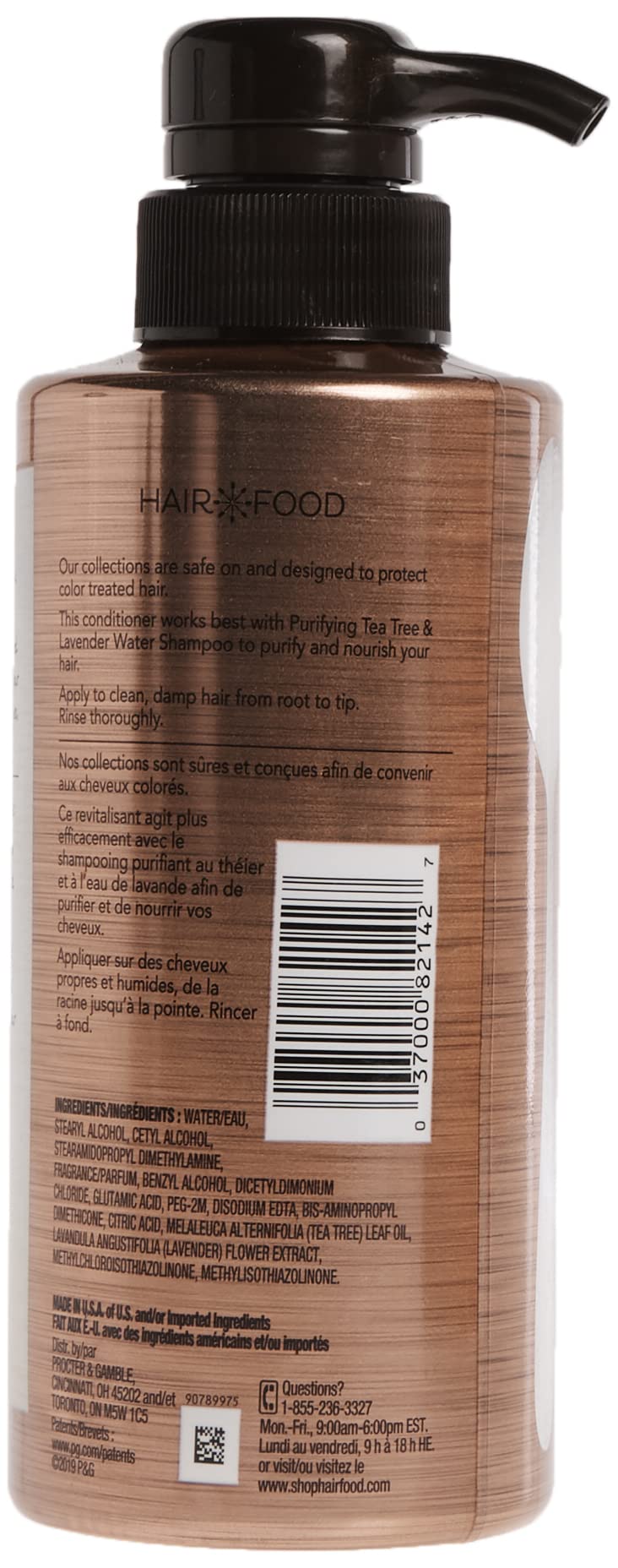 HAIR FOOD Tea Tree & Lavender Water Hair Conditioner 10.1 fluid Ounce (300ml) Beauty & Personal Care Hair Food