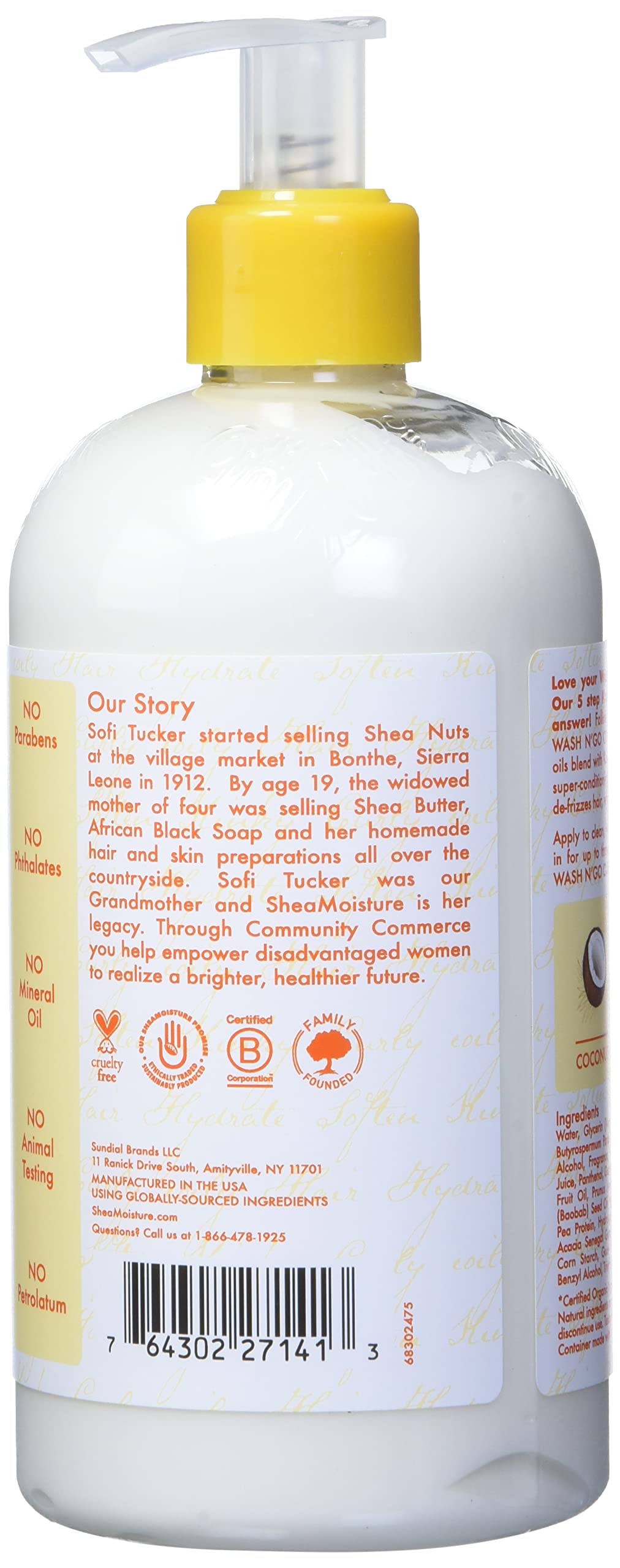 SHEA MOISTURE Coconut Custard Conditioner 13 Ounce Pump (384ml) Beauty & Personal Care Shea Moisture