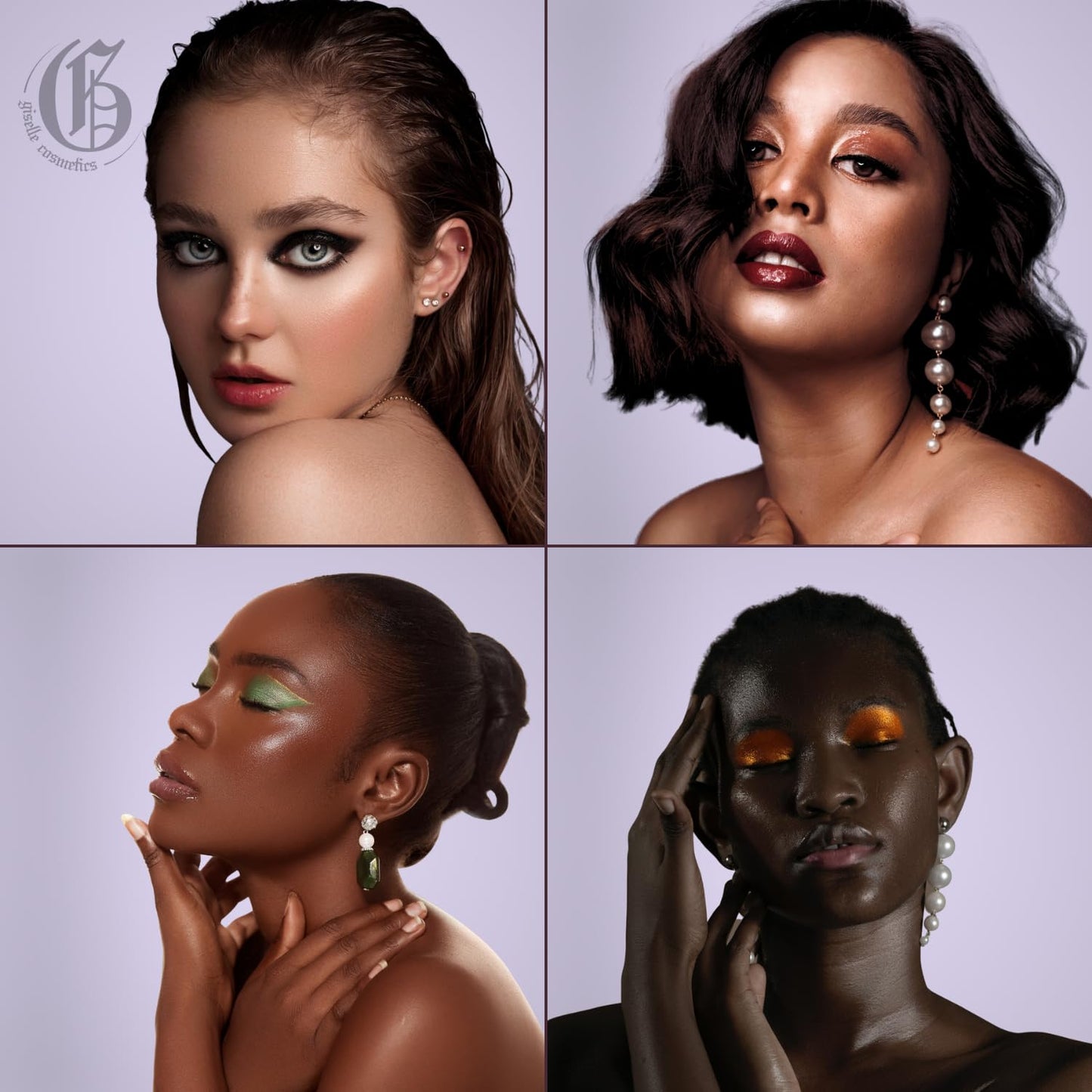 Giselle Cosmetics Loose Powder Organic Mineral Eyeshadow - Purple Reef Beauty & Personal Care Giselle Cosmetics
