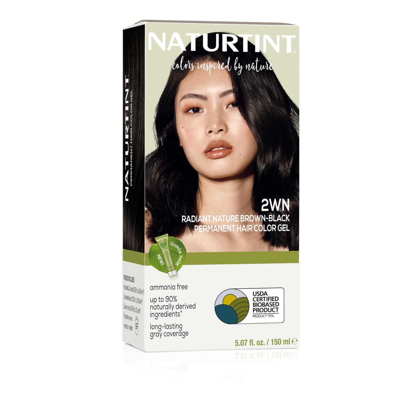 Naturtint 2WN Radiant Nature Brown Black Permanent Hair Color (Pack of 1), Ammonia Free, Vegan, Cruelty Free, up to 100% Gray Coverage, Long Lasting Beauty & Personal Care Naturtint