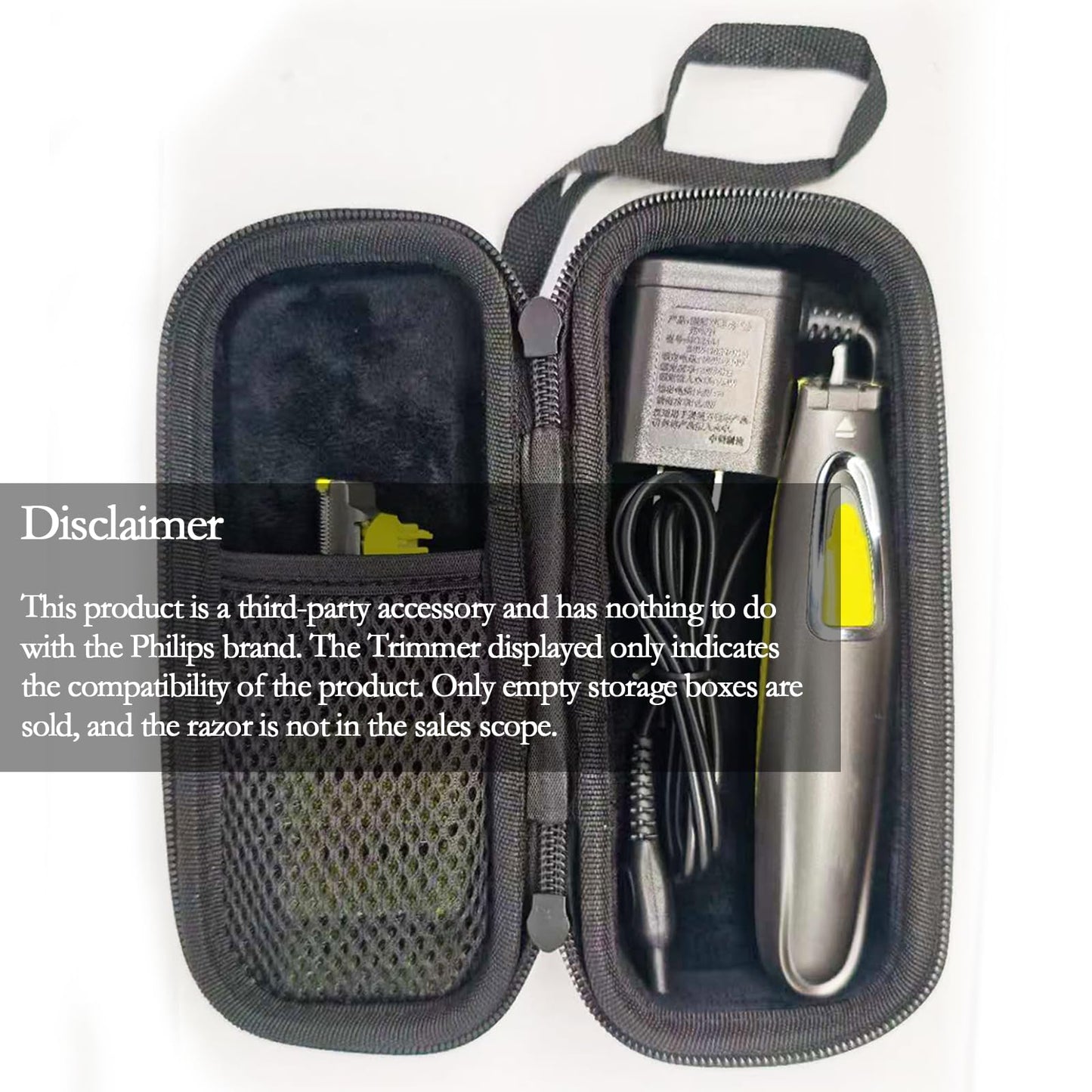 LinMei Travel Shaver Case Compatible with One Blade QP2724/90 QP2834/70 QP2630/72 Hybrid Electric Trimmer Hard Portable Storage Carrying Case Beauty and Personal Care LinMei