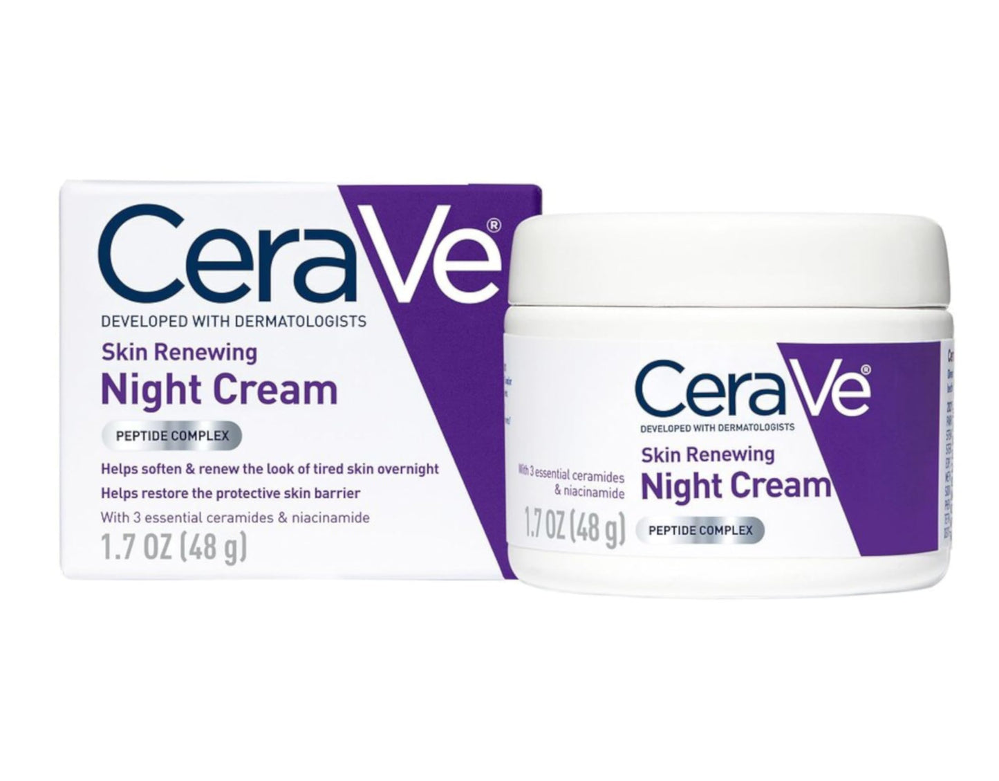 CeraVe 1.7 Ounce Skin Renewing Night Cream Beauty & Personal Care CeraVe