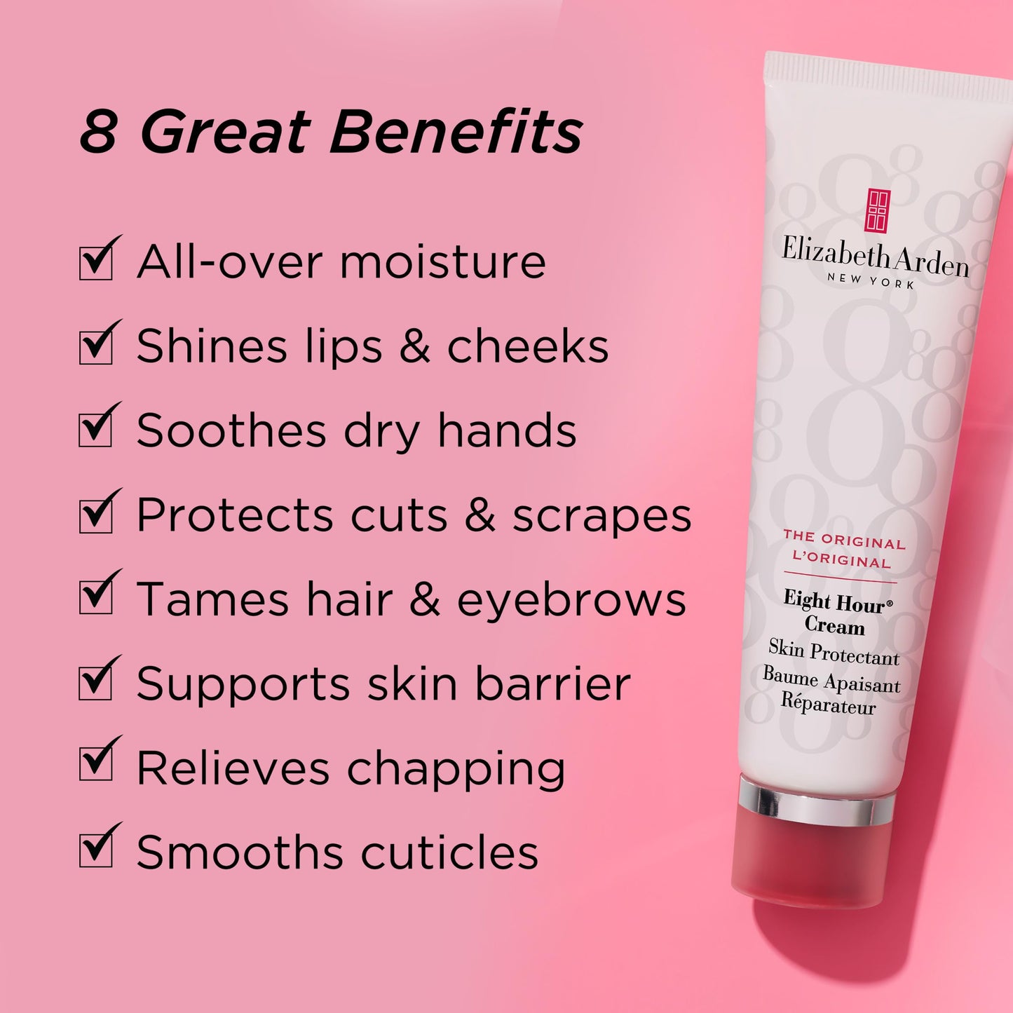 Elizabeth Arden Eight Hour Skin Protectant, All Purpose Beauty Salve, Moisturizing Balm for Body, Repairs Dry Hands, Cracked Feet, Chapped Lips Beauty & Personal Care Elizabeth Arden