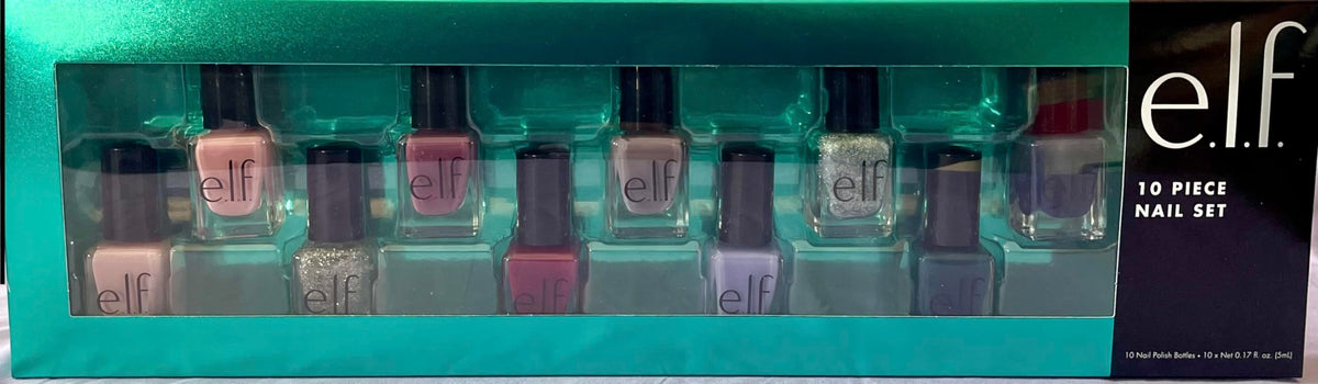 e.l.f 10 Piece Nail Polish Set Beauty & Personal Care e.l.f.