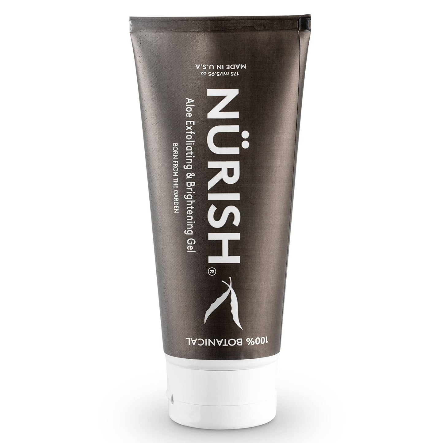 NURISH Aloe Exfoliating Gel, 5.95 oz. 100% Natural & Vegan. Exfoliate & Cleans Your Skin Without Using Harsh Chemicals, Acids or Abrasives. Beauty & Personal Care NÜRISH