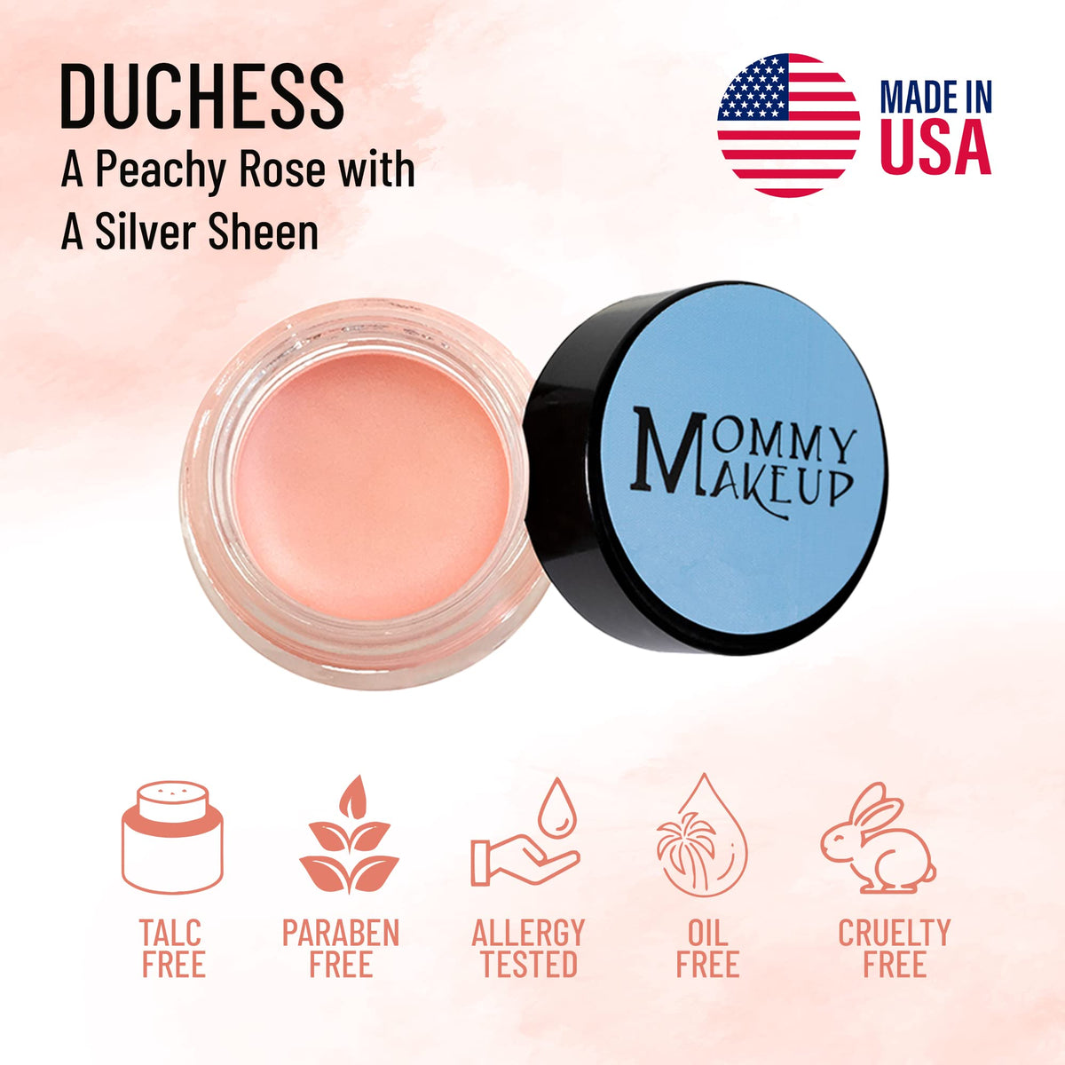 Mommy Makeup Any Wear Creme Eyeshadow - Waterproof, Crease-Proof, Long Lasting, High Pigment, Oil-free - Cream to Powder for Eyes, Cheeks & Lips Beauty & Personal Care Mommy Makeup