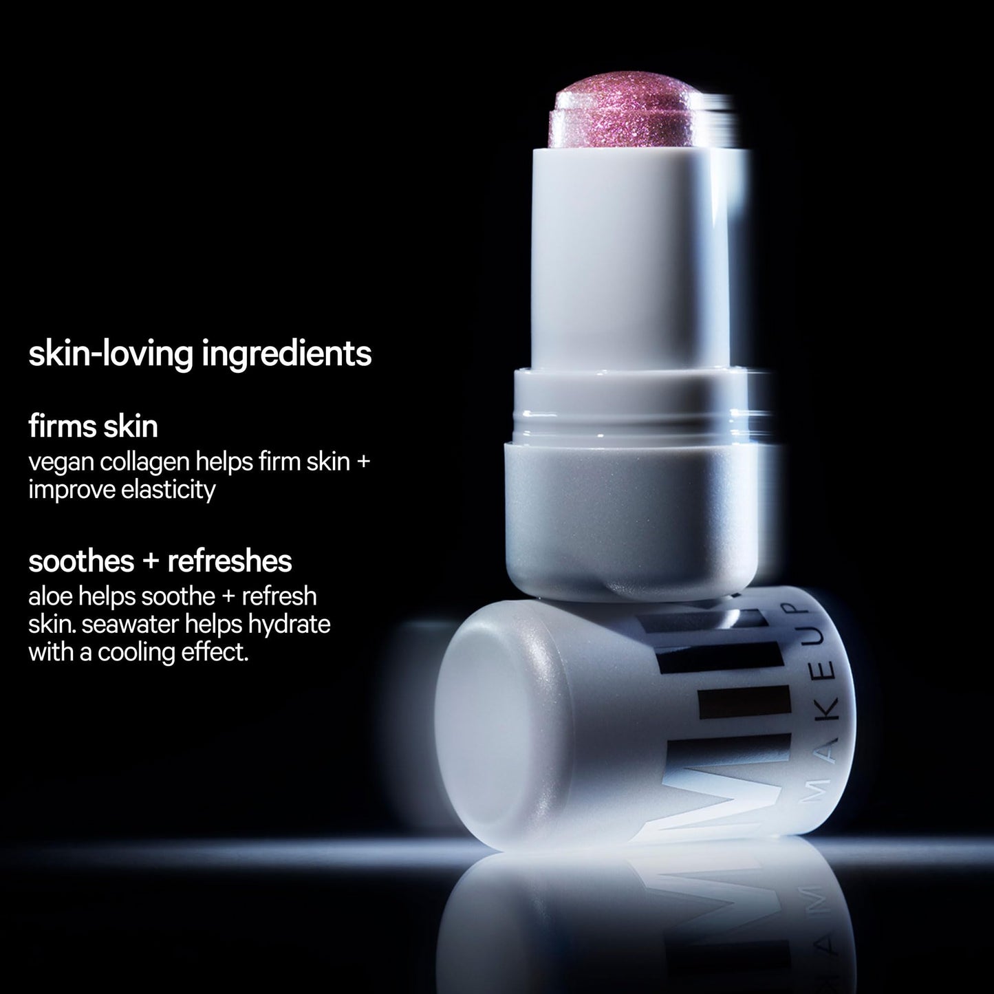 Milk Makeup Cooling Water Jelly Shimmer - Buildable Face + Body Highlighter Stick for Sheer Shimmery Glow - Long-Lasting, Hydrating, Glitter Free Beauty & Personal Care Milk Makeup