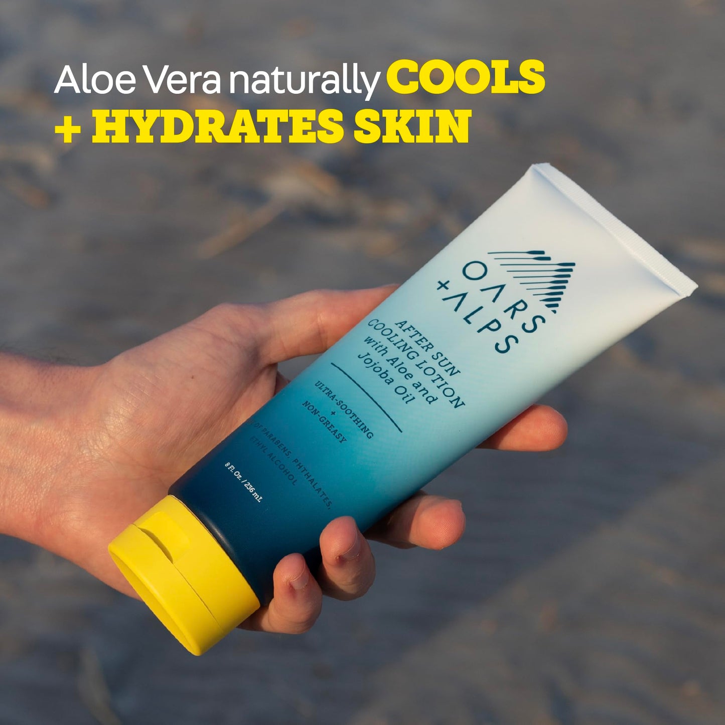 Oars + Alps After Sun Cooling Lotion, Includes Aloe Vera and Cucumber Extract for Sunburn Relief, Fresh Cut Aloe Scent, 8 Fl Oz Beauty & Personal Care Oars + Alps